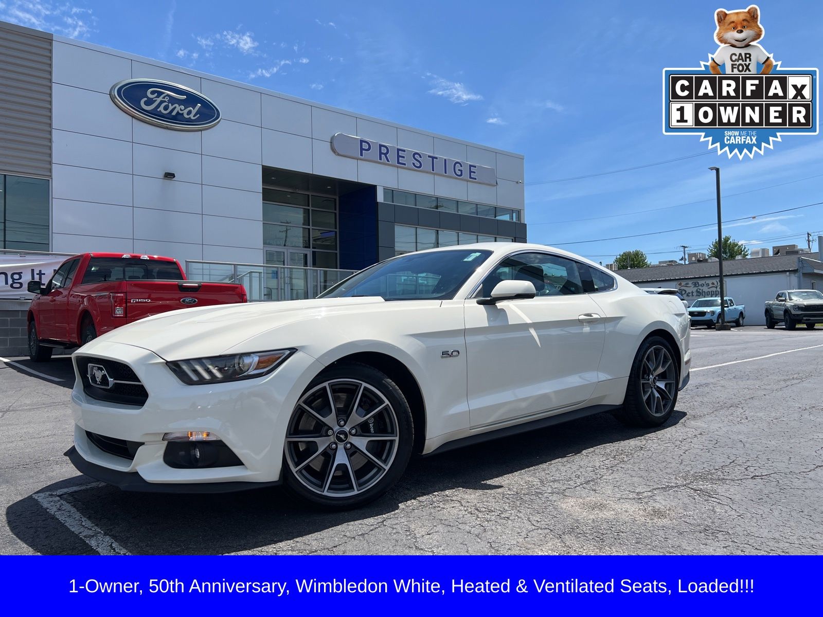 Wimbledon White 2015 Ford Mustang Coupe Rear-Wheel Drive 6-Speed Manual