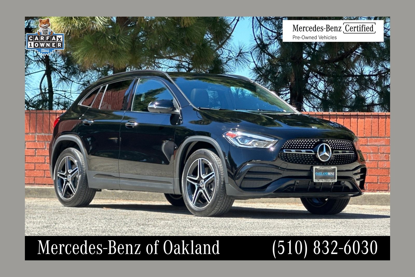 Night Black 2023 Mercedes-Benz GLA SUV / Crossover Front-Wheel Drive 8-Speed Dual Clutch