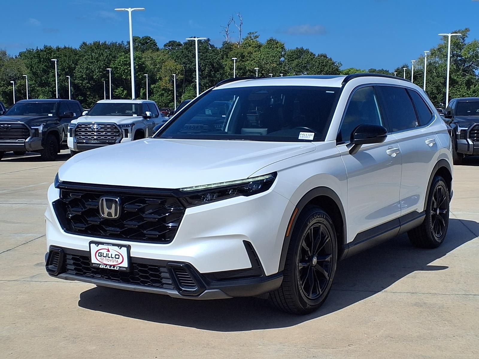 2024 Honda CR-V Hybrid Sport White at Bayway Cadillac Southwest