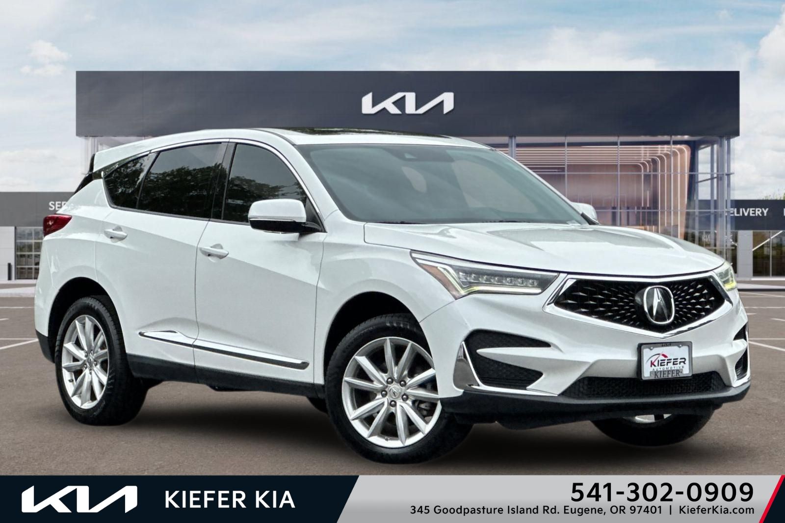 Platinum White Pearl 2020 Acura RDX SUV / Crossover All-Wheel Drive Automatic