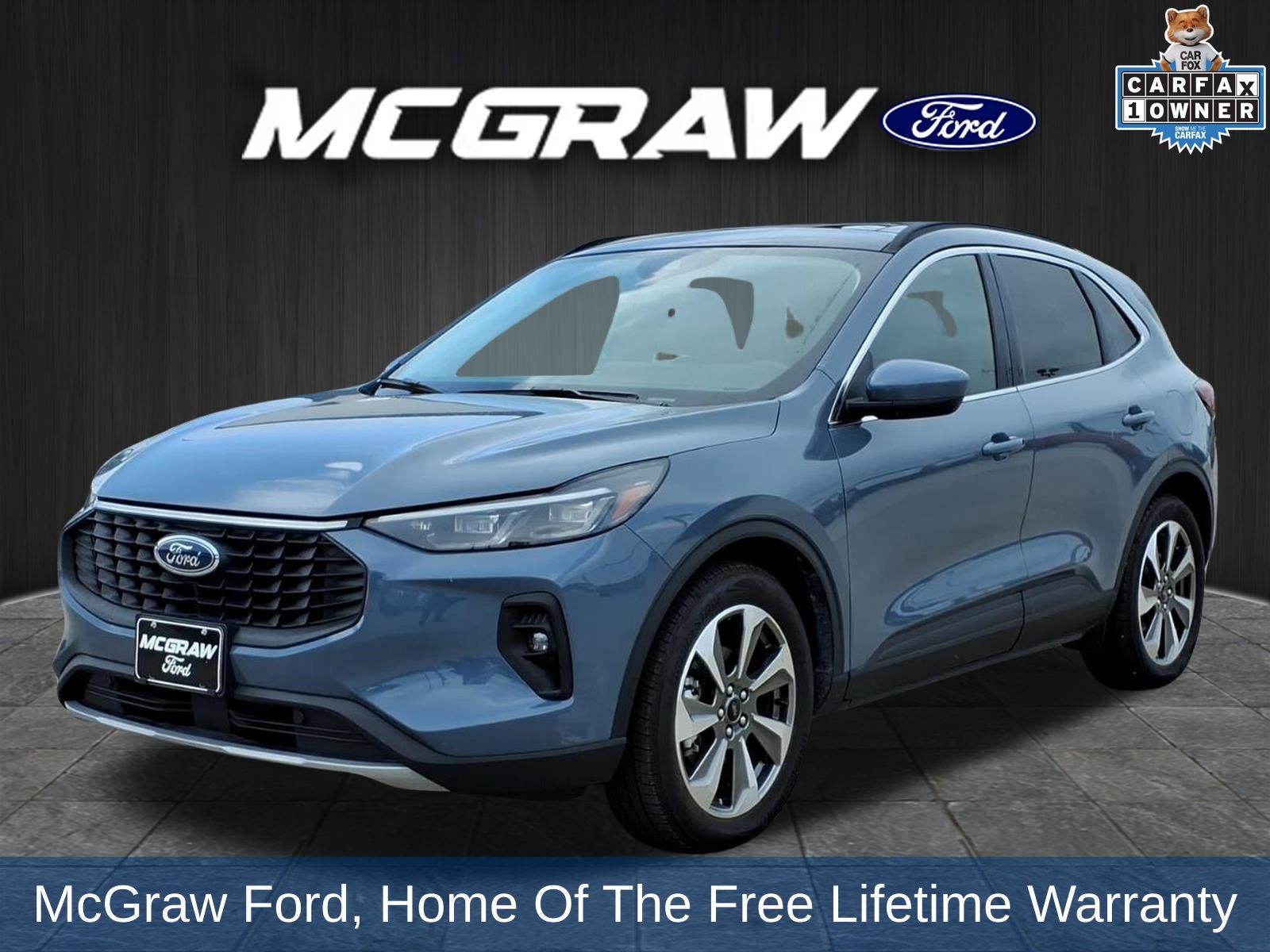 Vapor Blue 2025 Ford Escape Hybrid Platinum FWD SUV / Crossover Front-Wheel Drive Continuously Variable Transmission