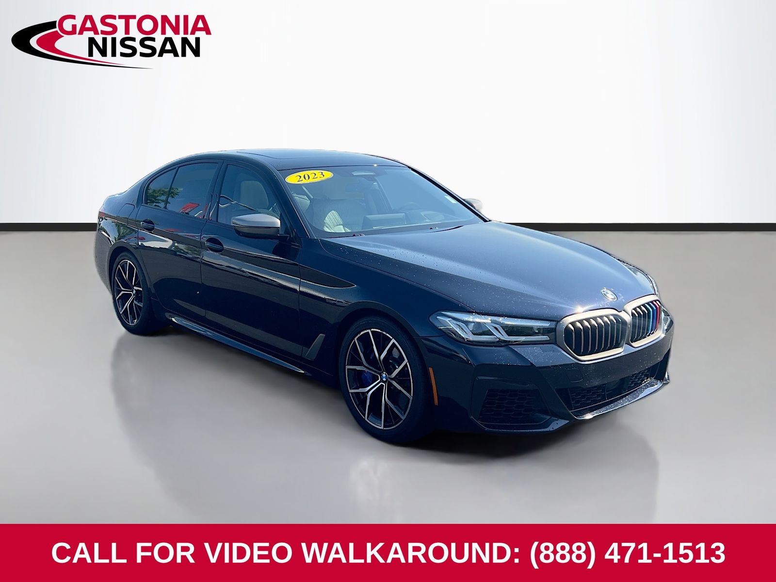 Carbon Black Metallic 2023 BMW 5 Series M550i xDrive AWD Sedan All-Wheel Drive 8-Speed Automatic