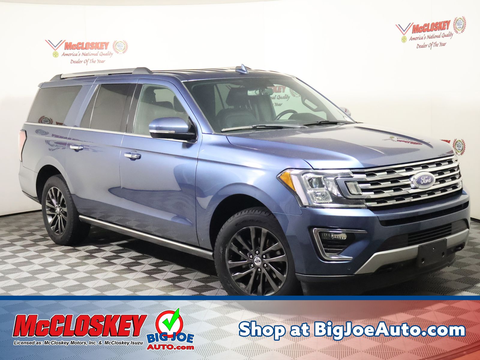 Blue Metallic 2019 Ford Expedition SUV / Crossover Four-Wheel Drive Automatic
