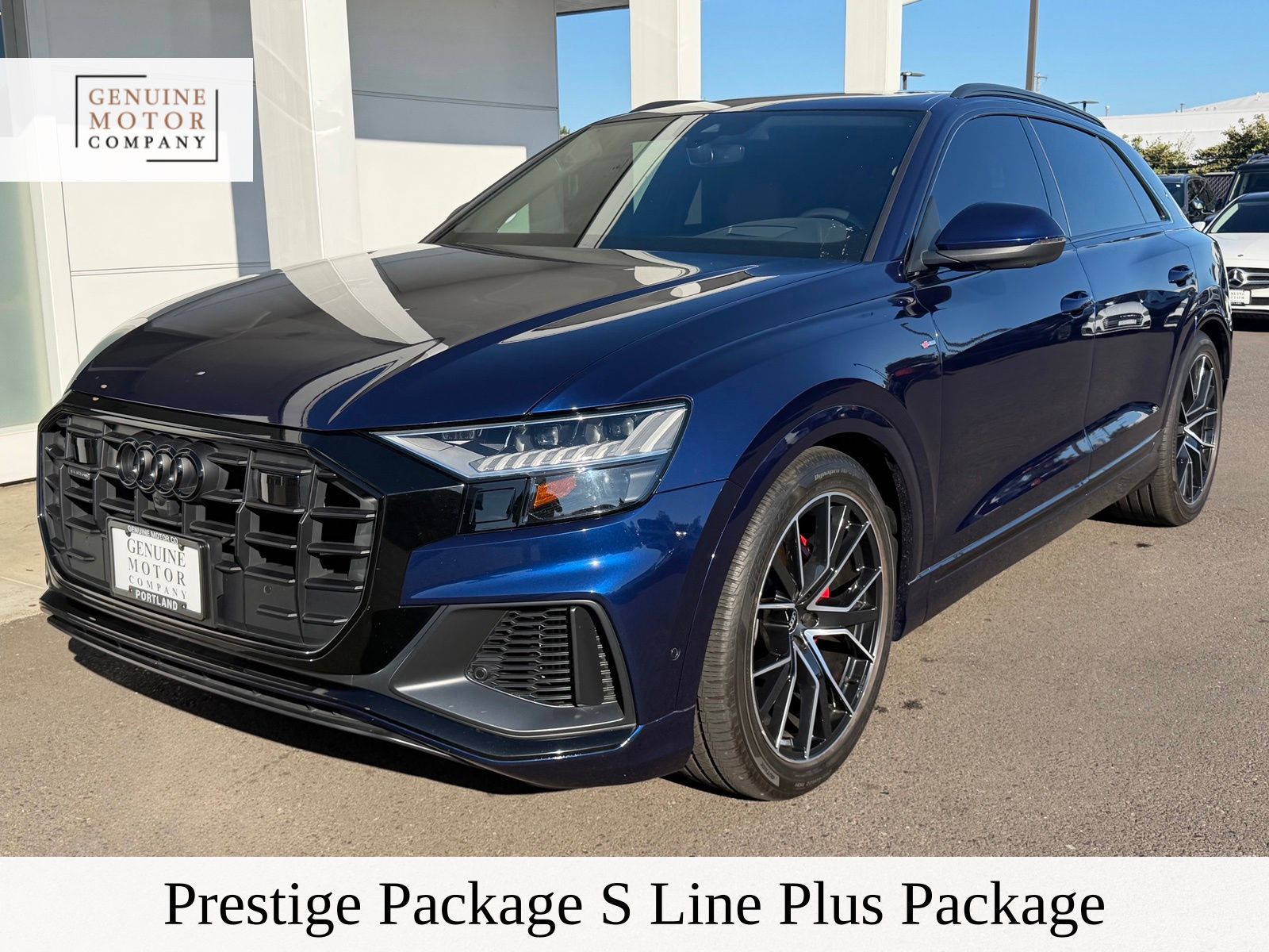 Navarra Blue Metallic 2022 Audi Q8 quattro Prestige 55 TFSI SUV / Crossover All-Wheel Drive 8-Speed Automatic