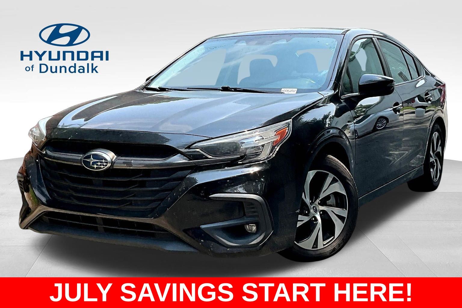 Crystal Black Silica 2023 Subaru Legacy Sedan All-Wheel Drive Continuously Variable Transmission