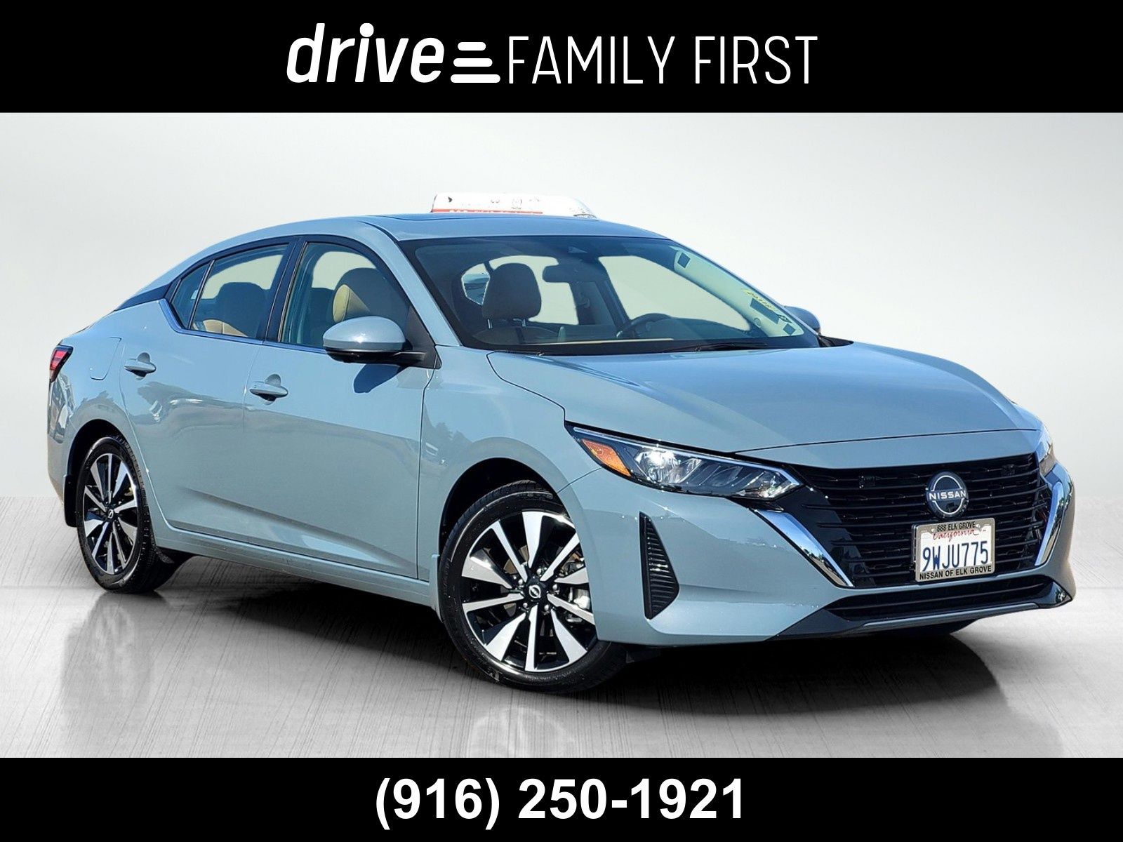 Atlantic Gray Metallic 2025 Nissan Sentra Sedan Front-Wheel Drive Continuously Variable Transmission
