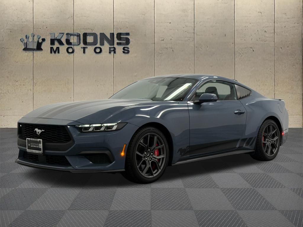 Vapor Blue 2024 Ford Mustang EcoBoost Premium Fastback RWD Coupe Rear-Wheel Drive Automatic