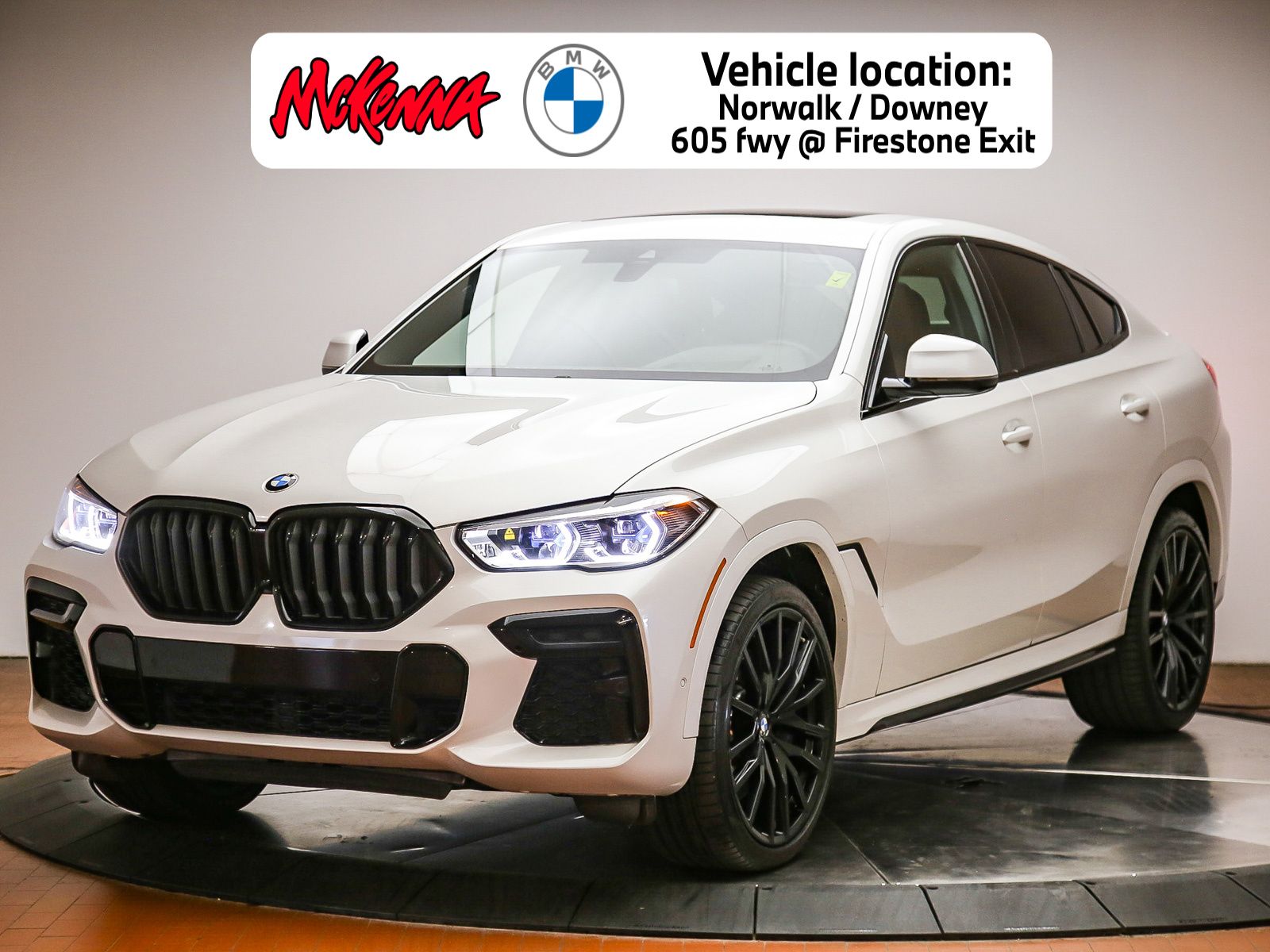 Mineral White Metallic 2022 BMW X6 M50i AWD SUV / Crossover All-Wheel Drive 8-Speed Automatic