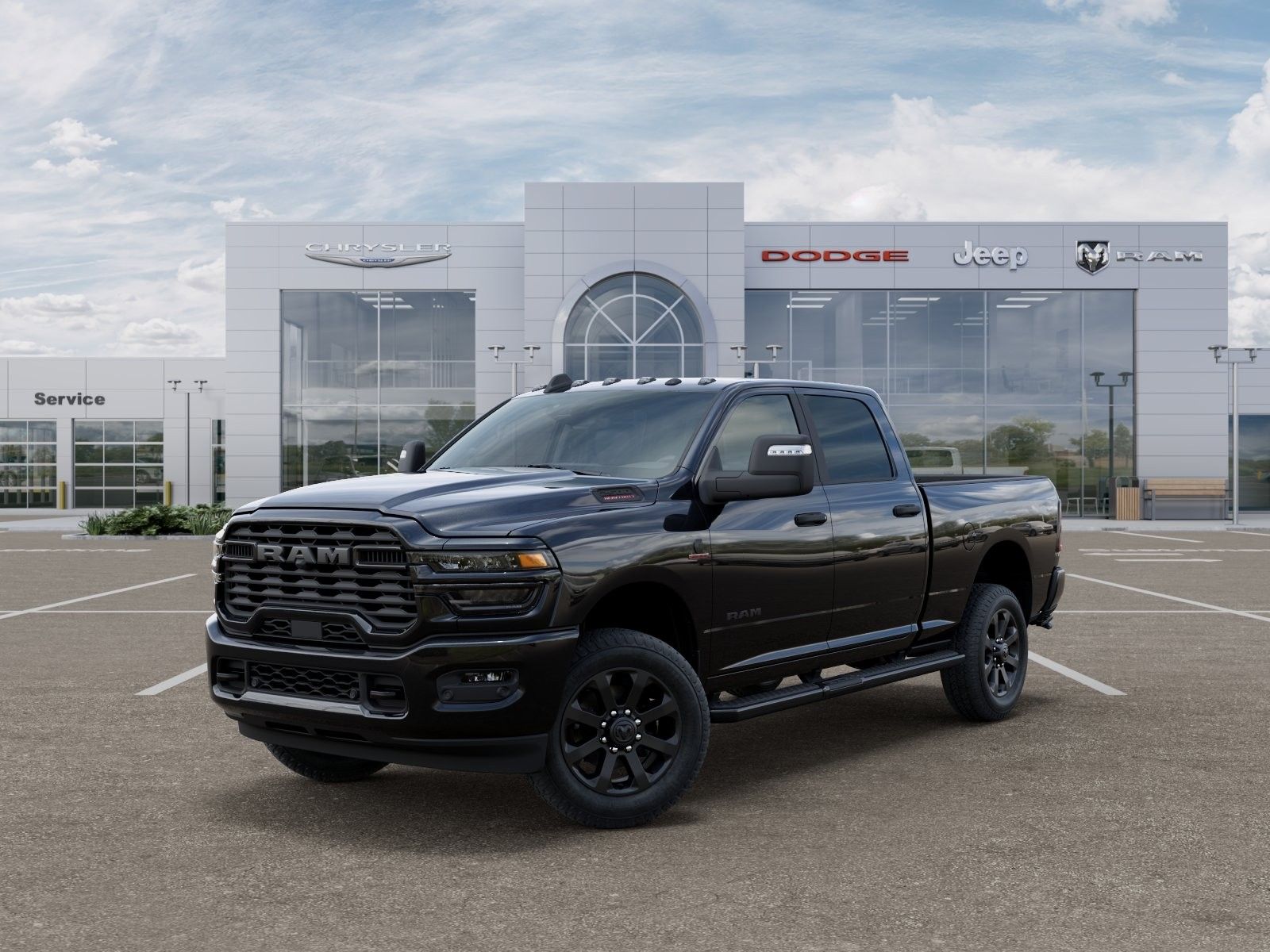 Diamond Black 2026 RAM 2500 Pickup Truck Four-Wheel Drive Manual