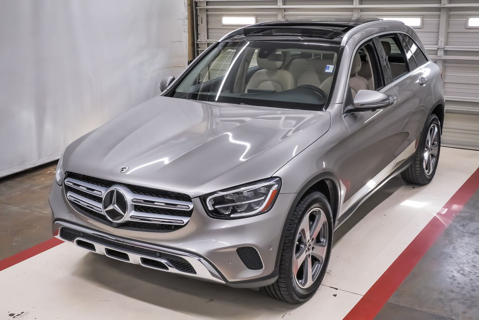 2021 Mercedes-Benz GLC GLC 300 Silver at Texan Dodge Chrysler Jeep Ram