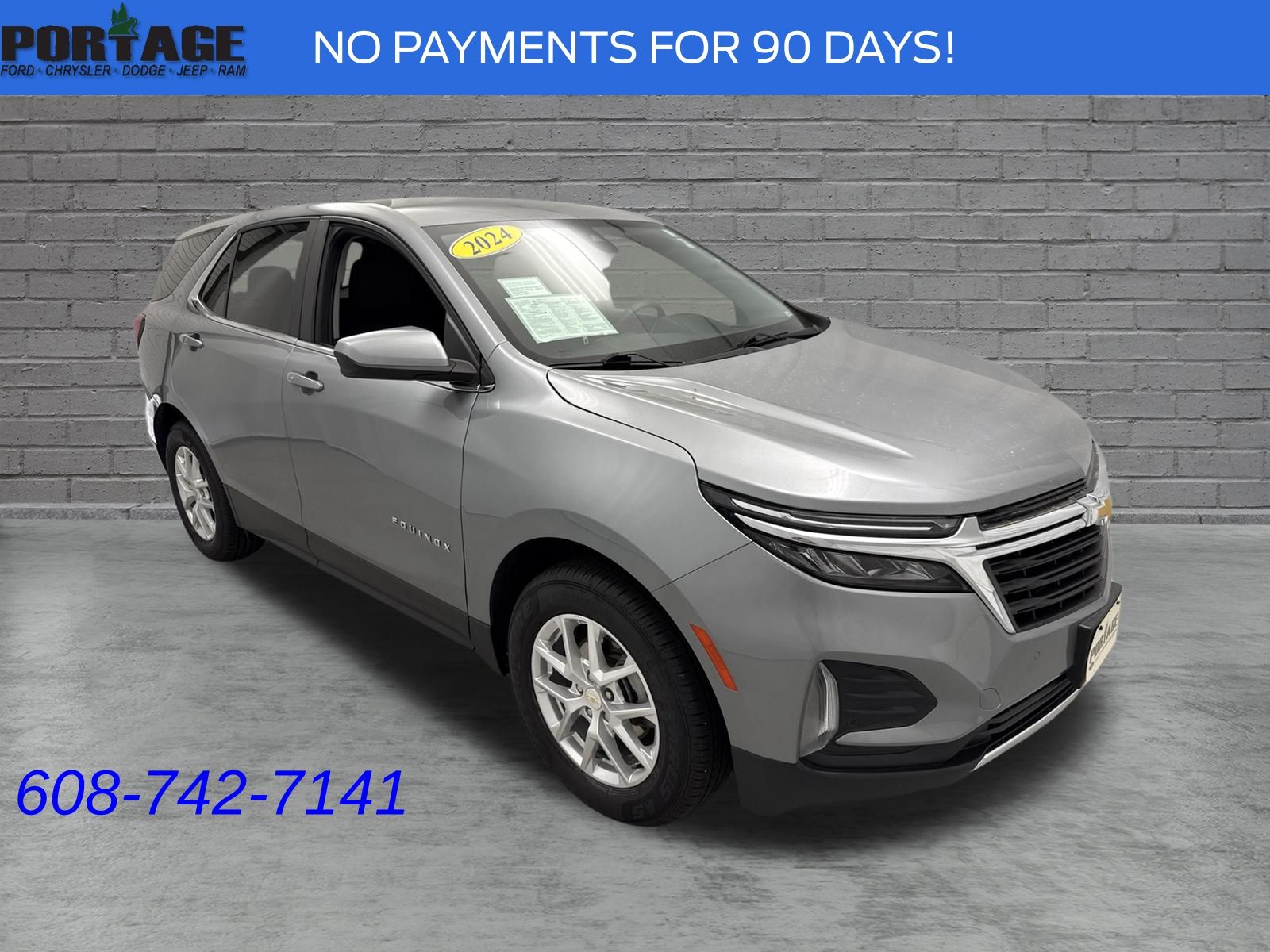 Sterling Gray Metallic 2024 Chevrolet Equinox SUV / Crossover Four-Wheel Drive 6-Speed Automatic Overdrive