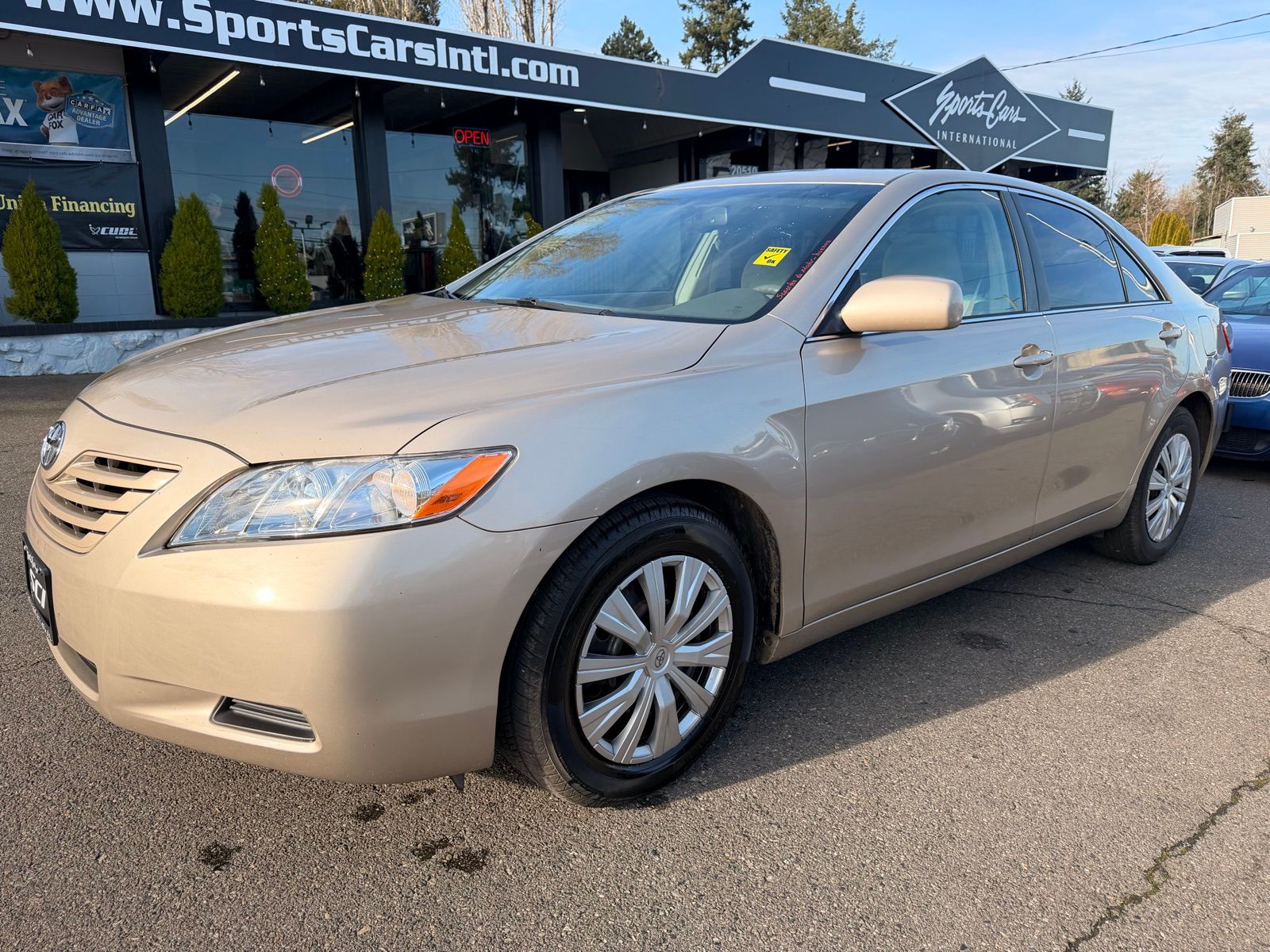 Desert Sand Mica 2008 Toyota Camry Sedan Front-Wheel Drive 5-Speed Automatic Overdrive