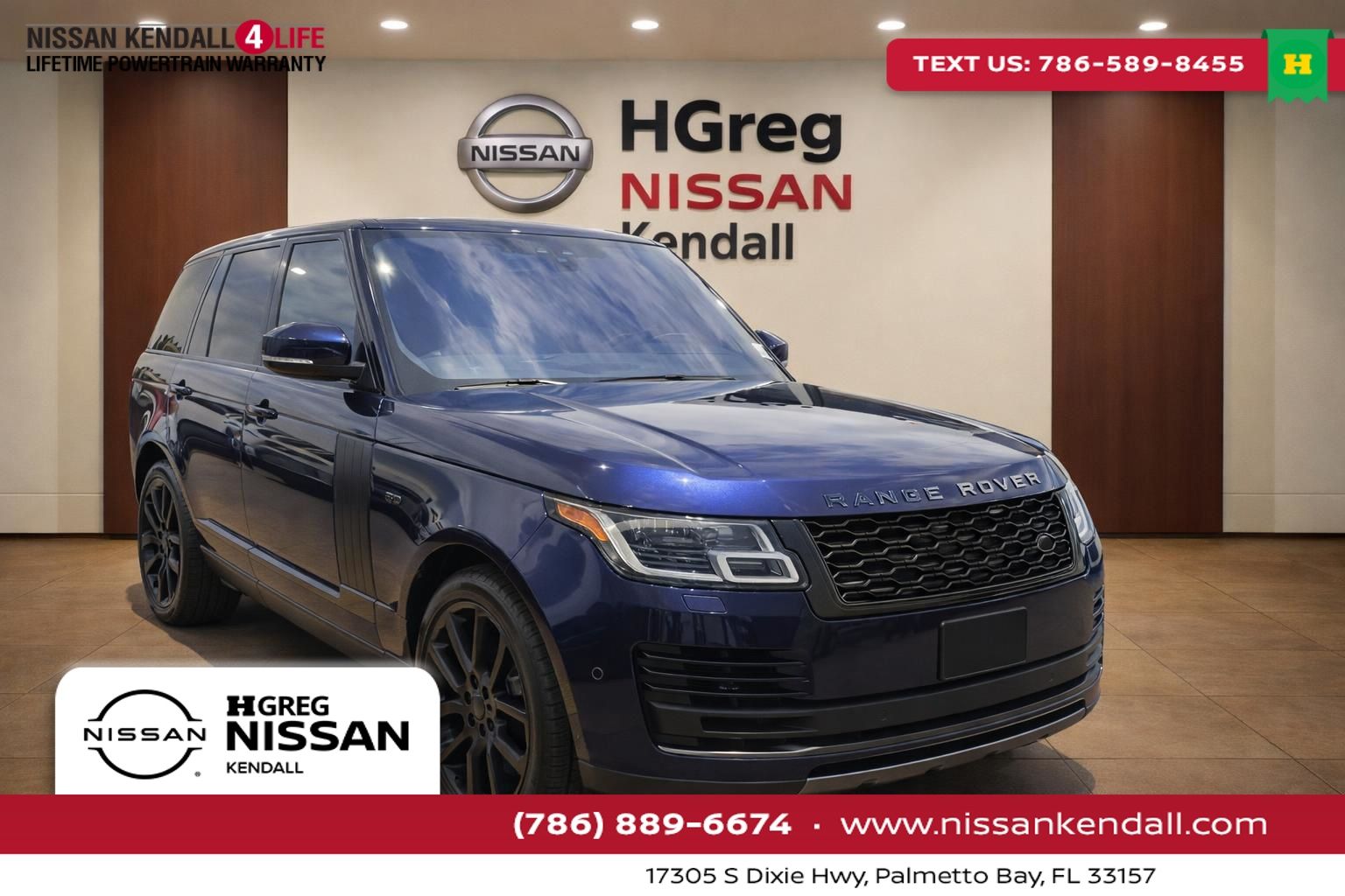 Blue 2018 Land Rover Range Rover V8 Supercharged 4WD SUV / Crossover All-Wheel Drive 8-Speed Automatic
