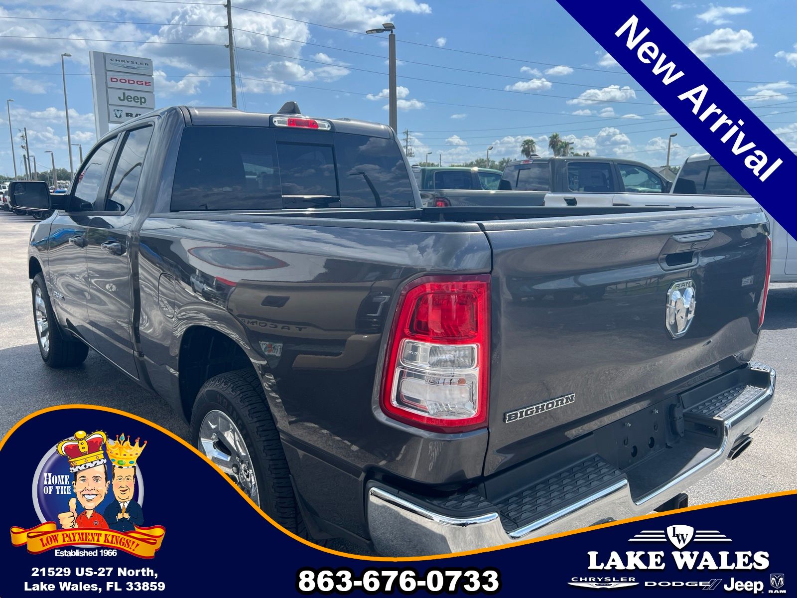2021 Crystal Metallic Ram 1500 Big Horn/Lone Star RWD Truck