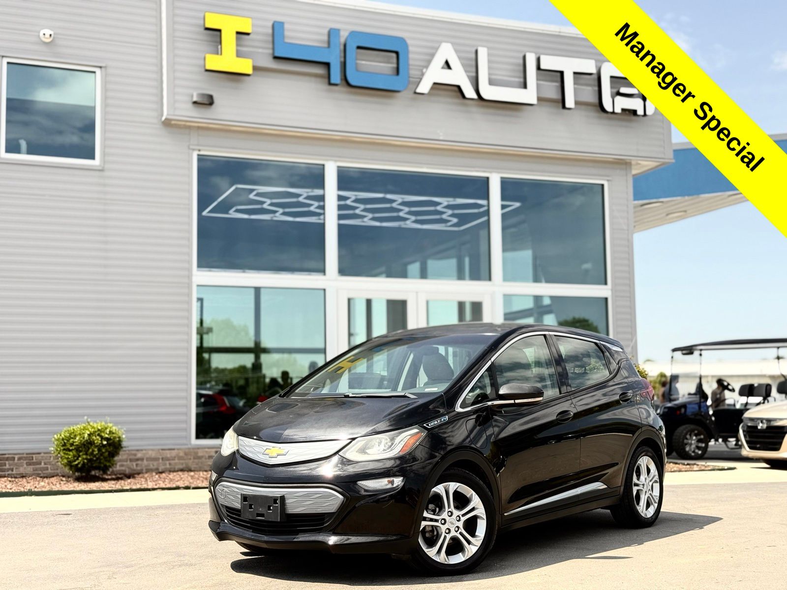 Mosaic Black Metallic 2018 Chevrolet Bolt EV LT FWD Hatchback Front-Wheel Drive 1-Speed Automatic