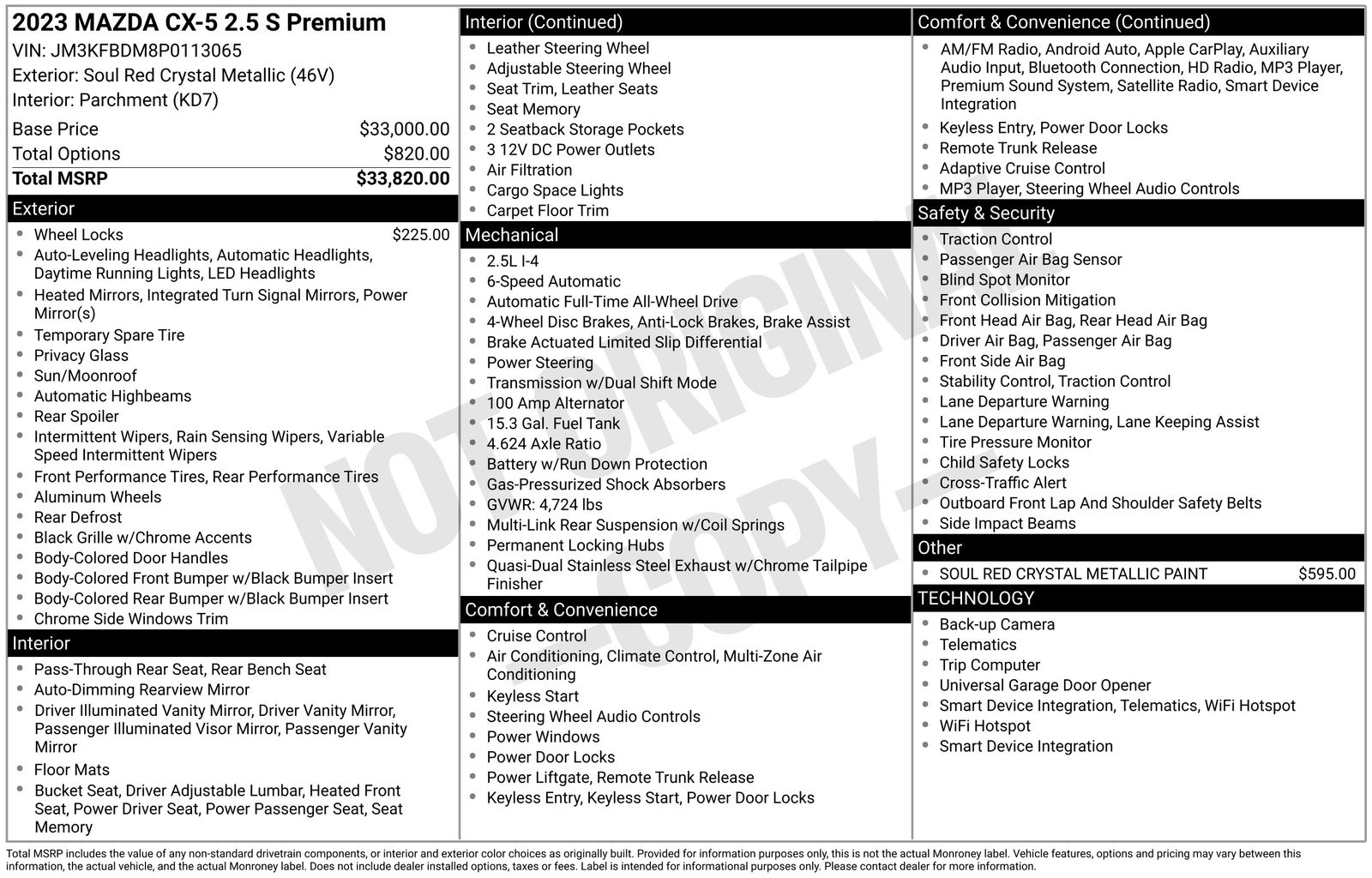 Used Car 2023 Mazda Cx-5  2.5 S Premium Package For Sale Under $30,000 In Austin, Texas