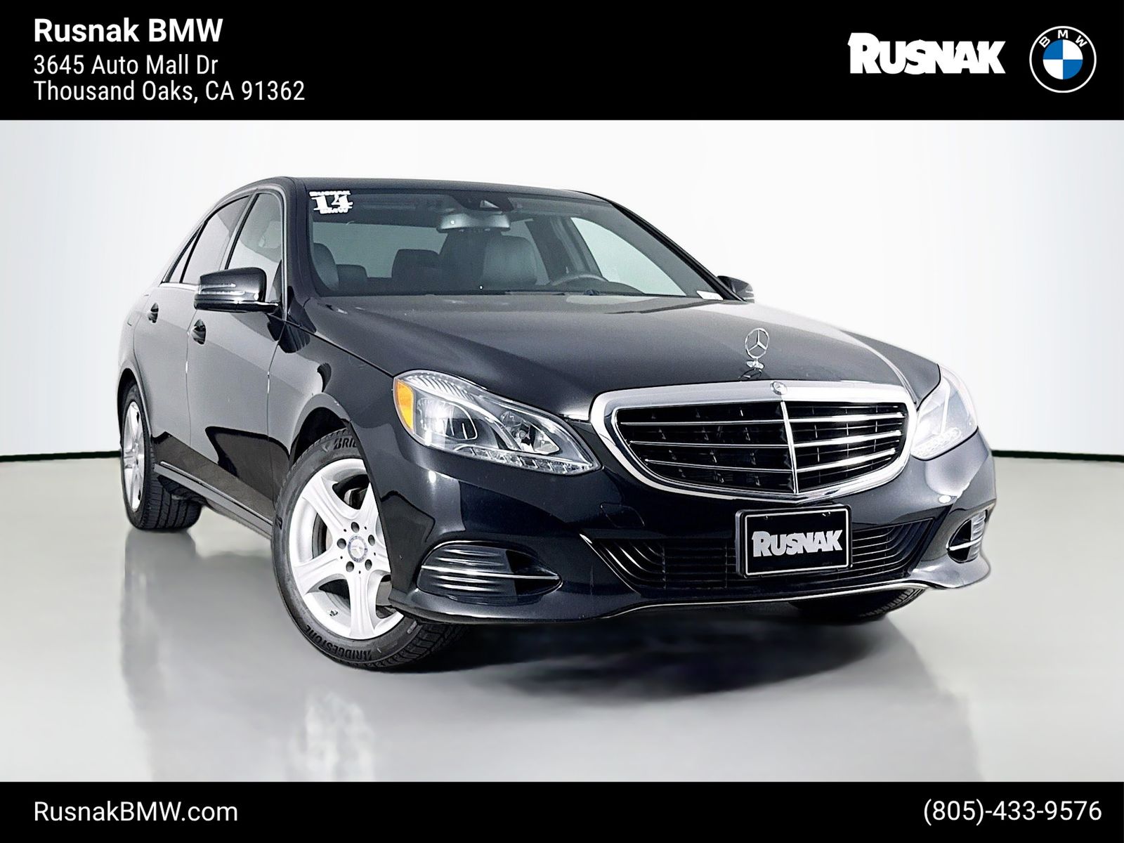 Black 2014 Mercedes-Benz E-Class Sedan 7-Speed Automatic
