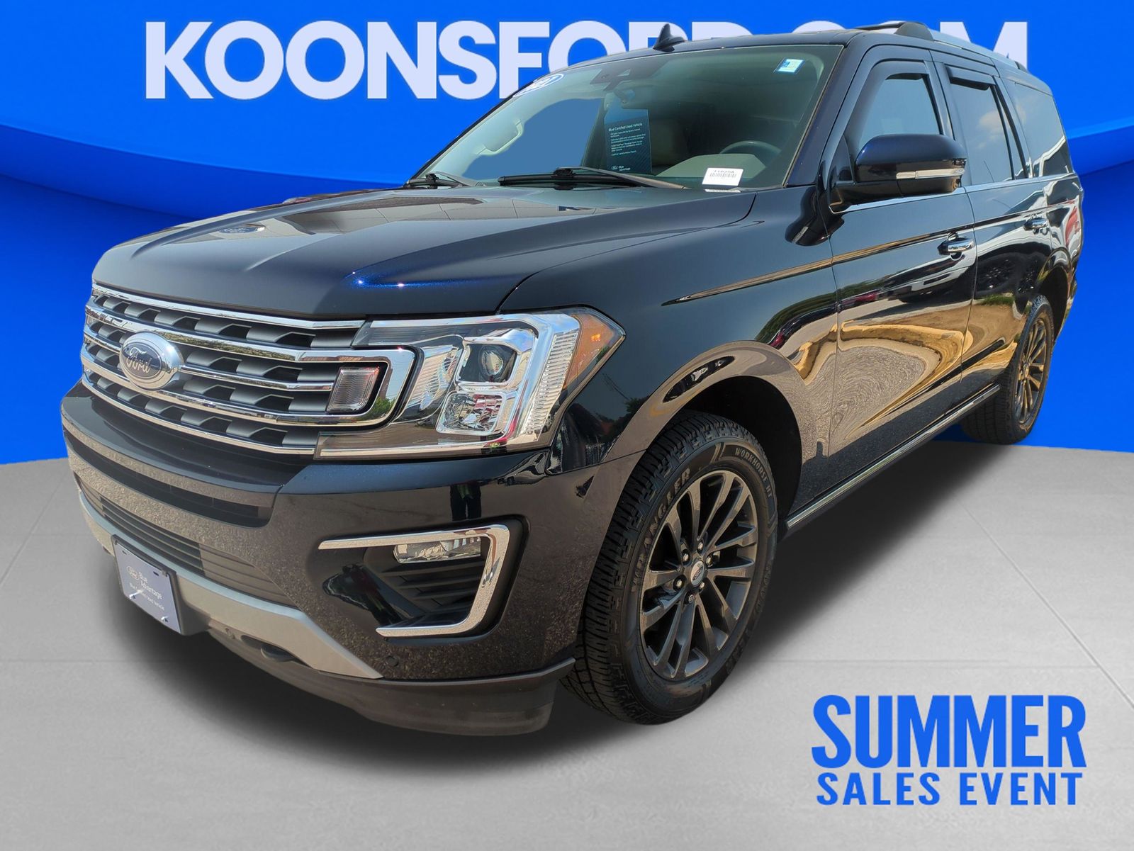 Blue Metallic 2021 Ford Expedition SUV / Crossover Four-Wheel Drive Automatic