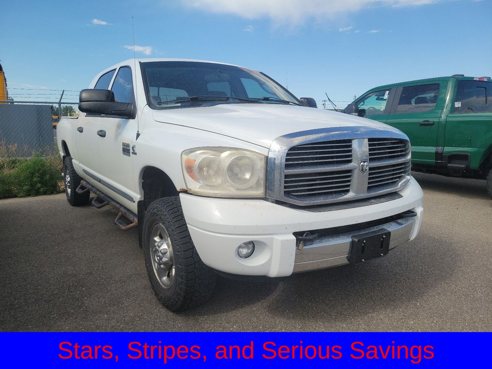 Bright White Clearcoat 2008 Dodge RAM 2500 Pickup Truck Four-Wheel Drive 6-Speed Manual