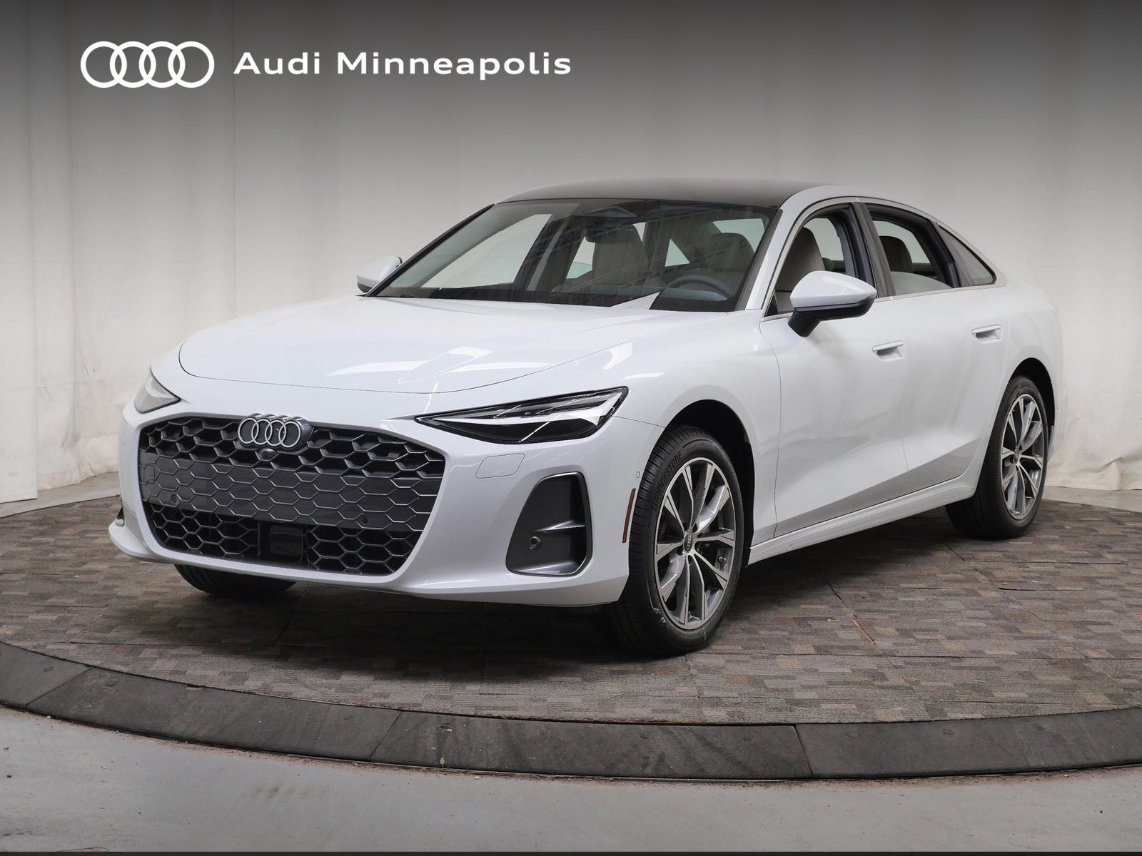 Glacier White Metallic 2026 Audi A6 Sedan All-Wheel Drive 7-Speed Automatic