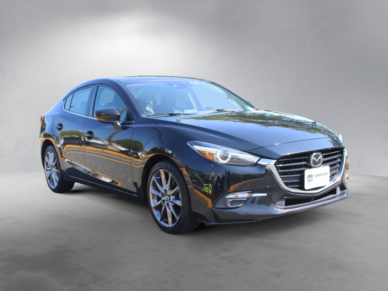 Jet Black 2018 Mazda MAZDA3 Sedan Front-Wheel Drive 6-Speed Automatic