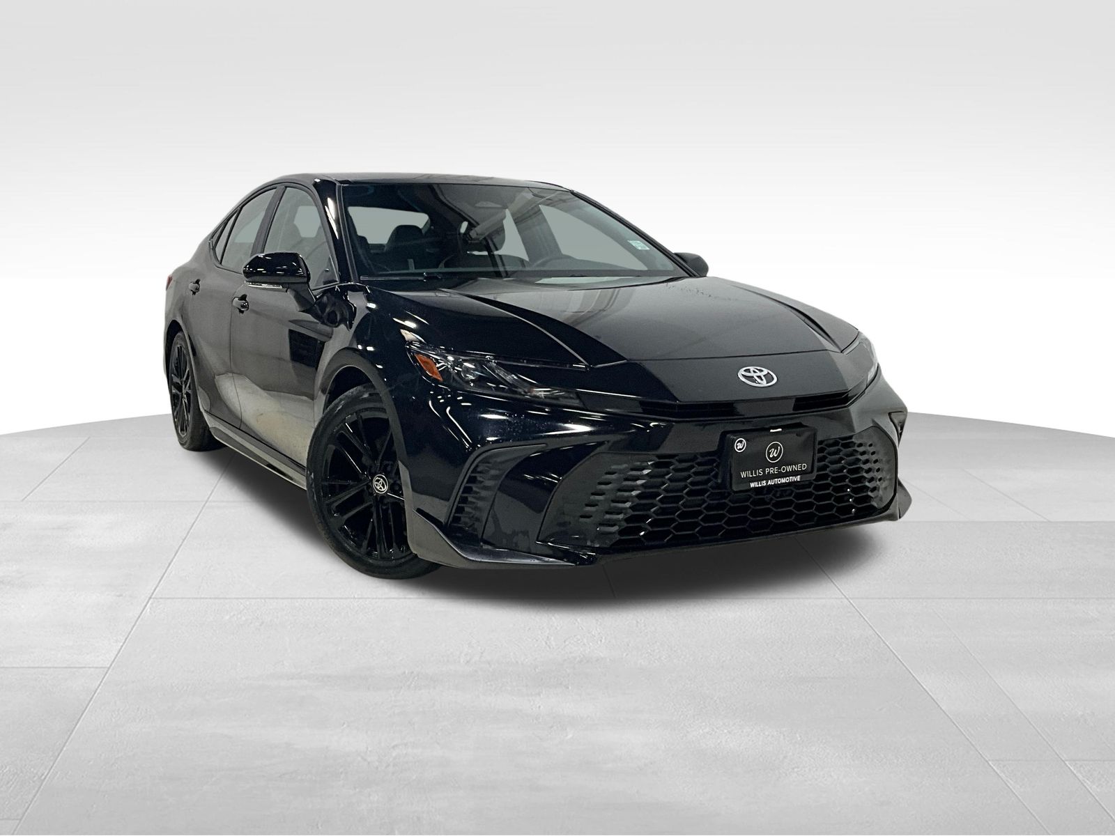 Midnight Black Metallic 2025 Toyota Camry Sedan Front-Wheel Drive Continuously Variable Transmission