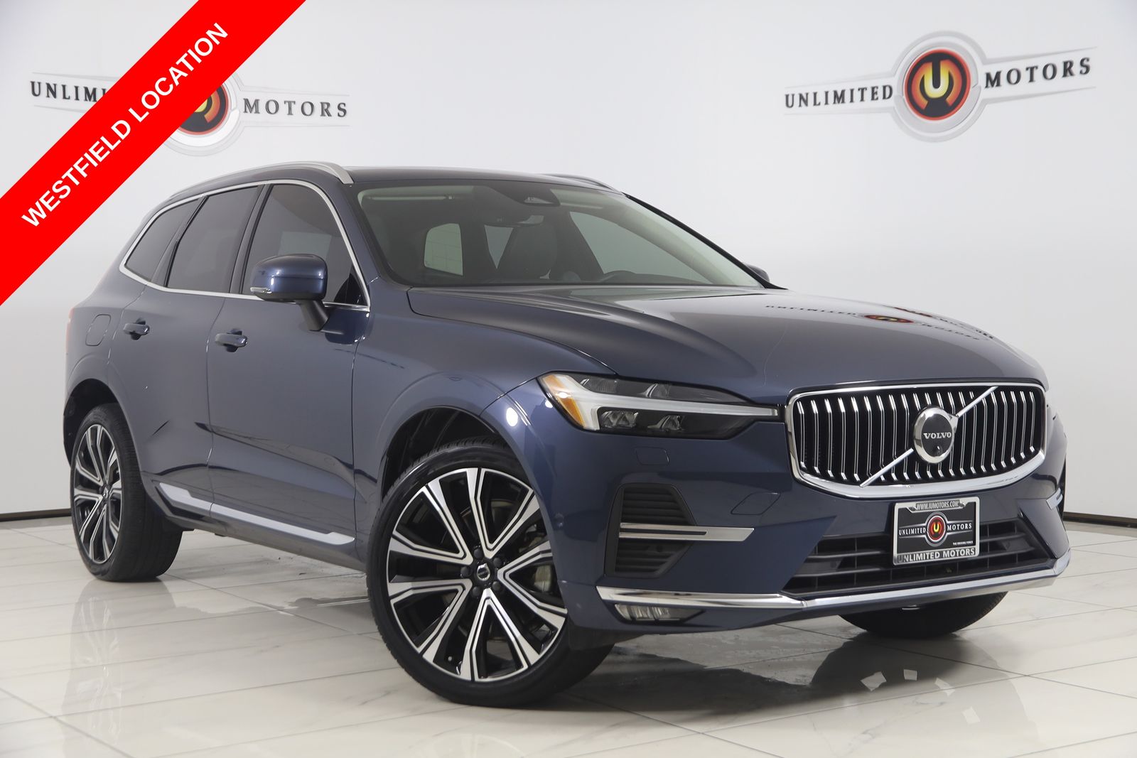 Denim Blue Metallic 2023 Volvo XC60 SUV / Crossover All-Wheel Drive Automatic