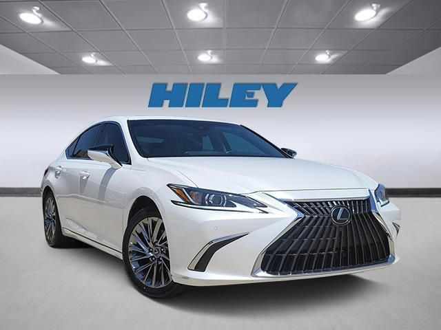 White Pearl 2024 Lexus ES Hybrid 300h Luxury FWD Sedan Front-Wheel Drive Continuously Variable Transmission
