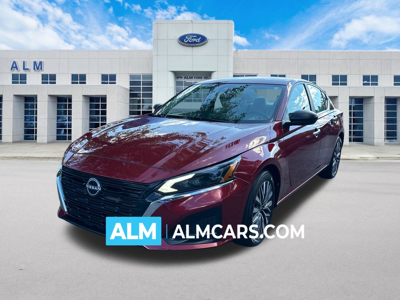 Red (Scarlet Ember) 2025 Nissan Altima Sedan Front-Wheel Drive Continuously Variable Transmission