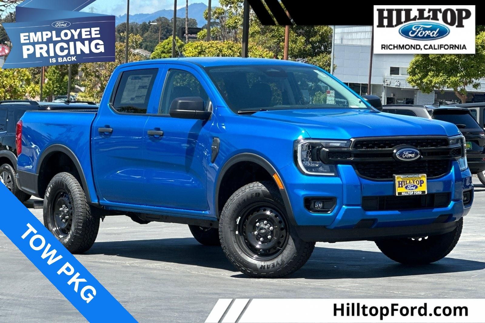 Velocity Blue Metallic 2026 Ford Ranger XL SuperCrew RWD Pickup Truck 4X2 Automatic