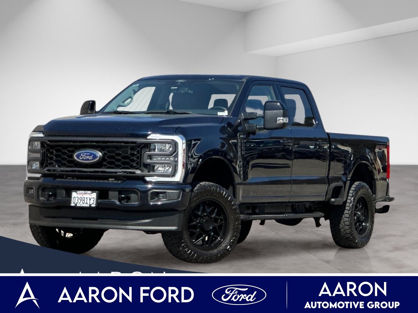 Blue Metallic 2024 Ford F-250 Super Duty Pickup Truck Four-Wheel Drive Automatic