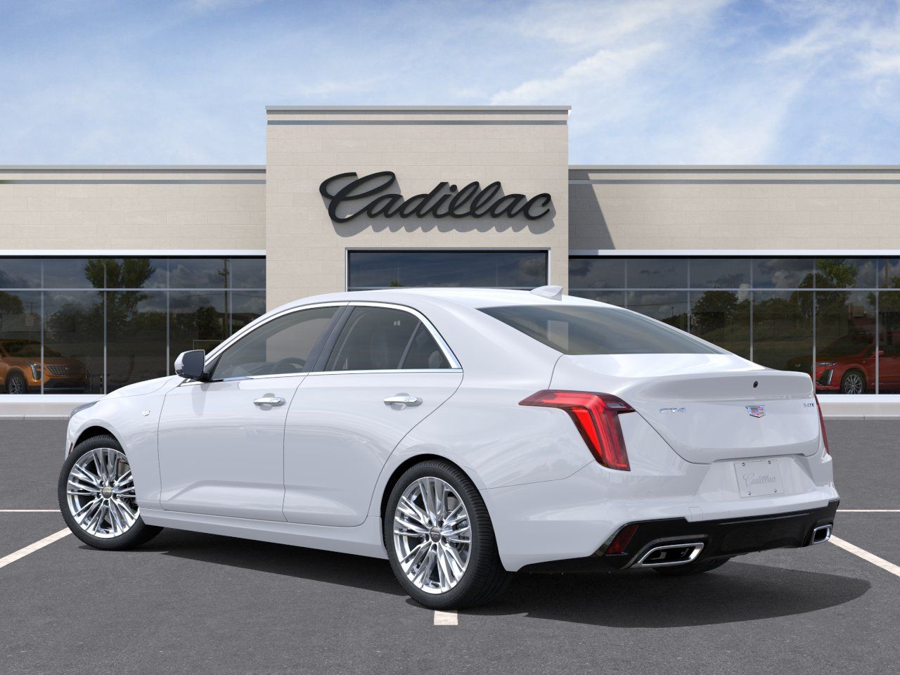 2026 Cadillac CT4 Premium Luxury White at Ross Downing Buick GMC
