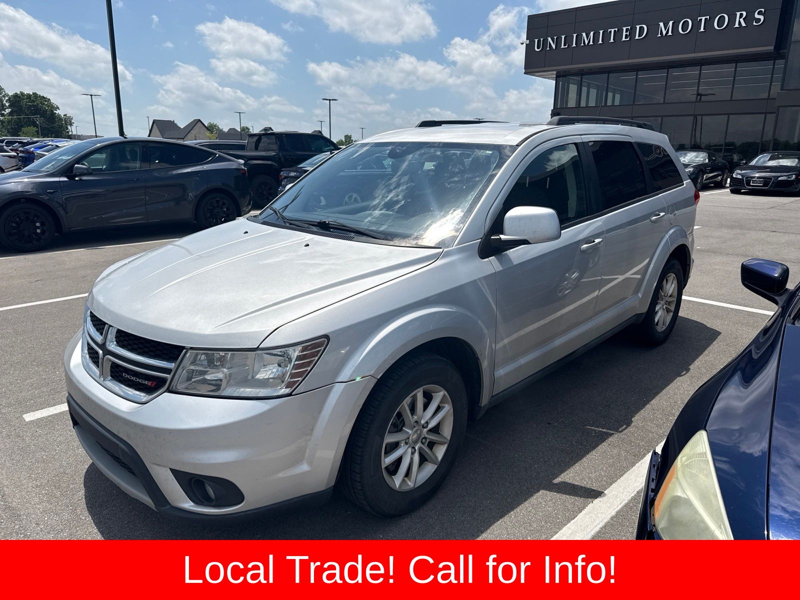 Bright Silver Clearcoat Metallic 2014 Dodge Journey SUV / Crossover Front-Wheel Drive 6-Speed Automatic