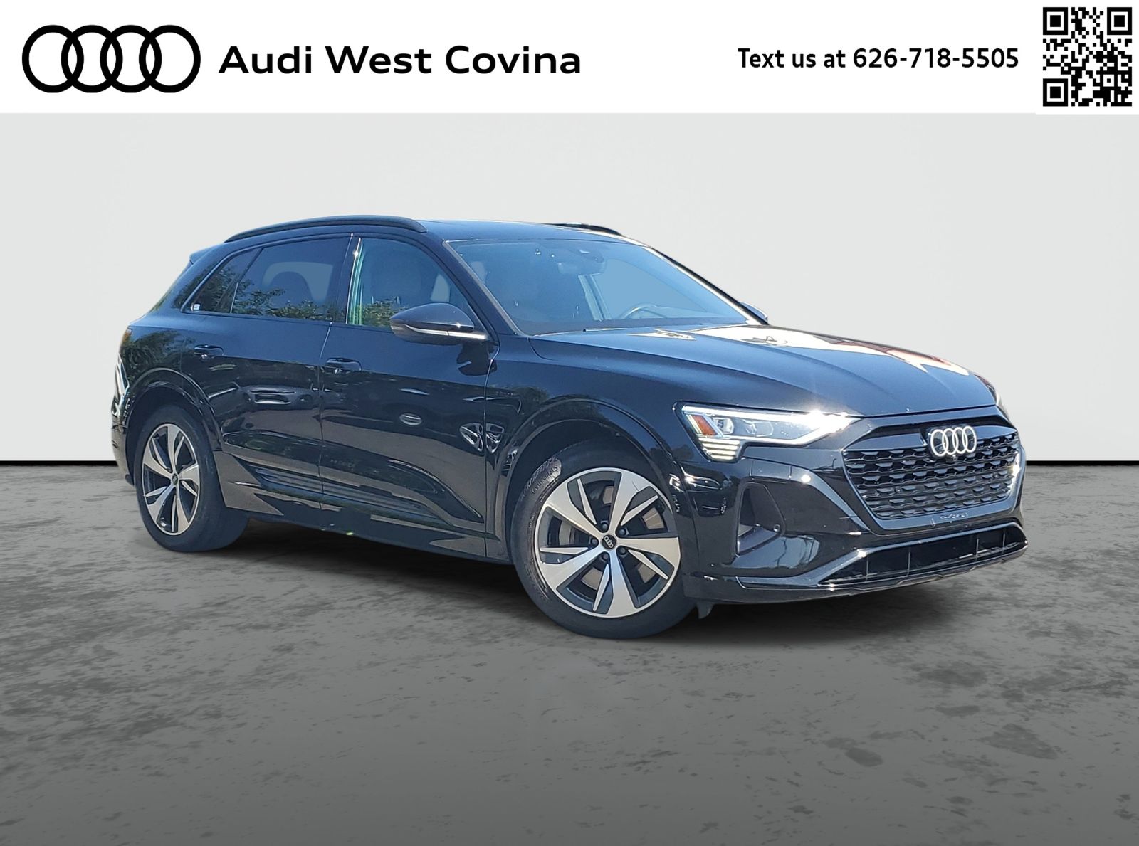 Mythos Black Metallic 2024 Audi Q8 e-tron SUV / Crossover All-Wheel Drive Automatic