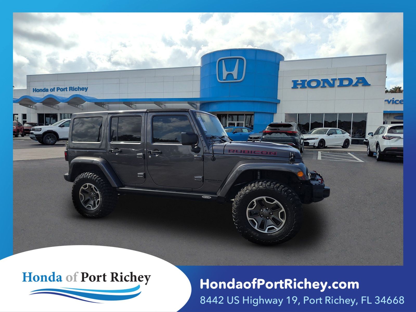 Gray (Granite Crystal Metallic Clearcoat) 2016 Jeep Wrangler SUV / Crossover Four-Wheel Drive 6-Speed Manual