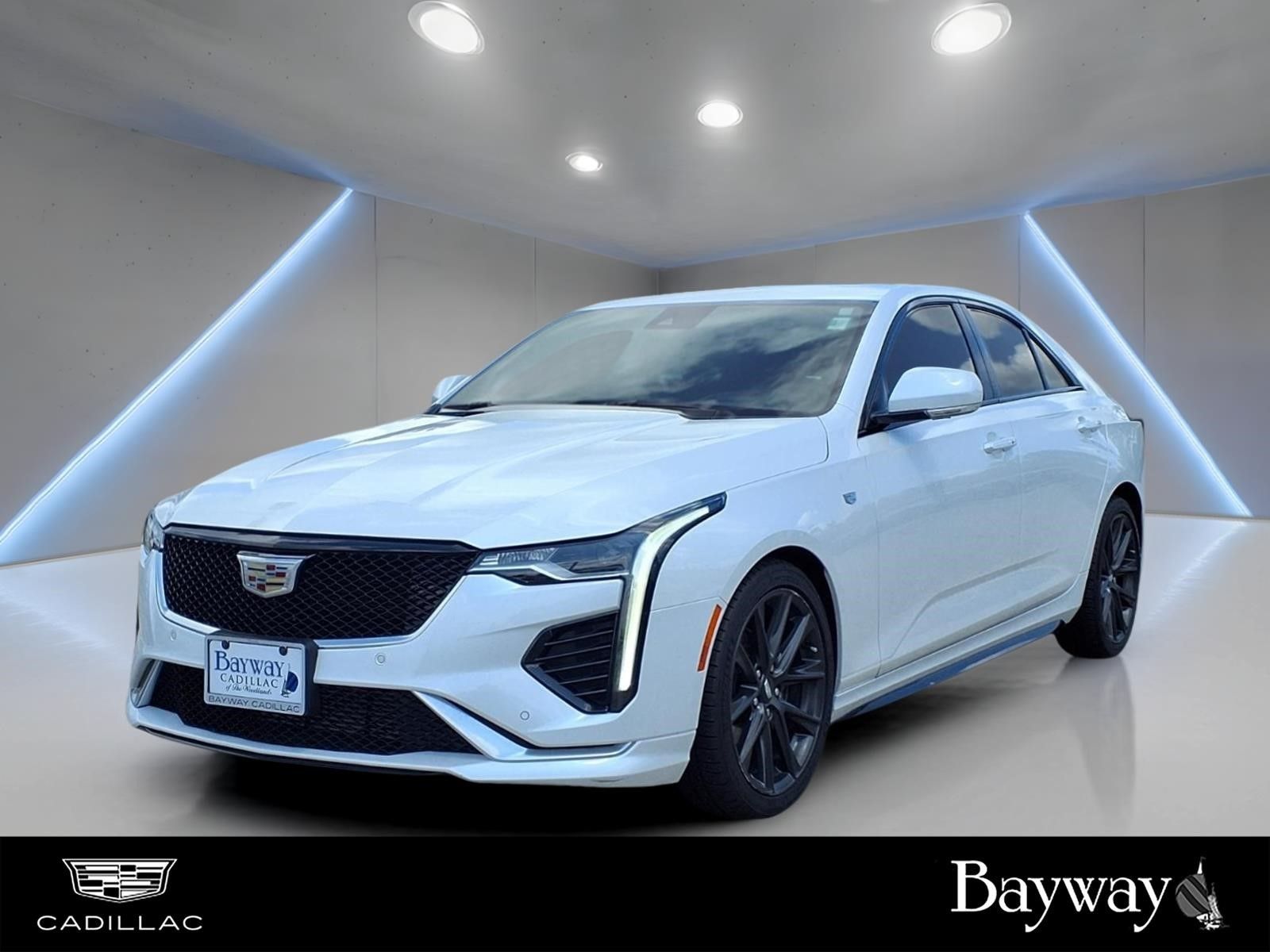 2023 Cadillac CT4 Sport White at DeMontrond Automotive Group