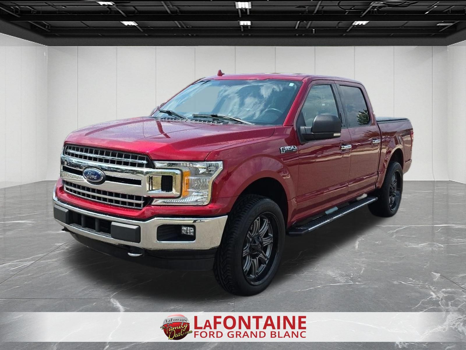 Ruby Red Metallic 2018 Ford F-150 Pickup Truck Four-Wheel Drive Automatic