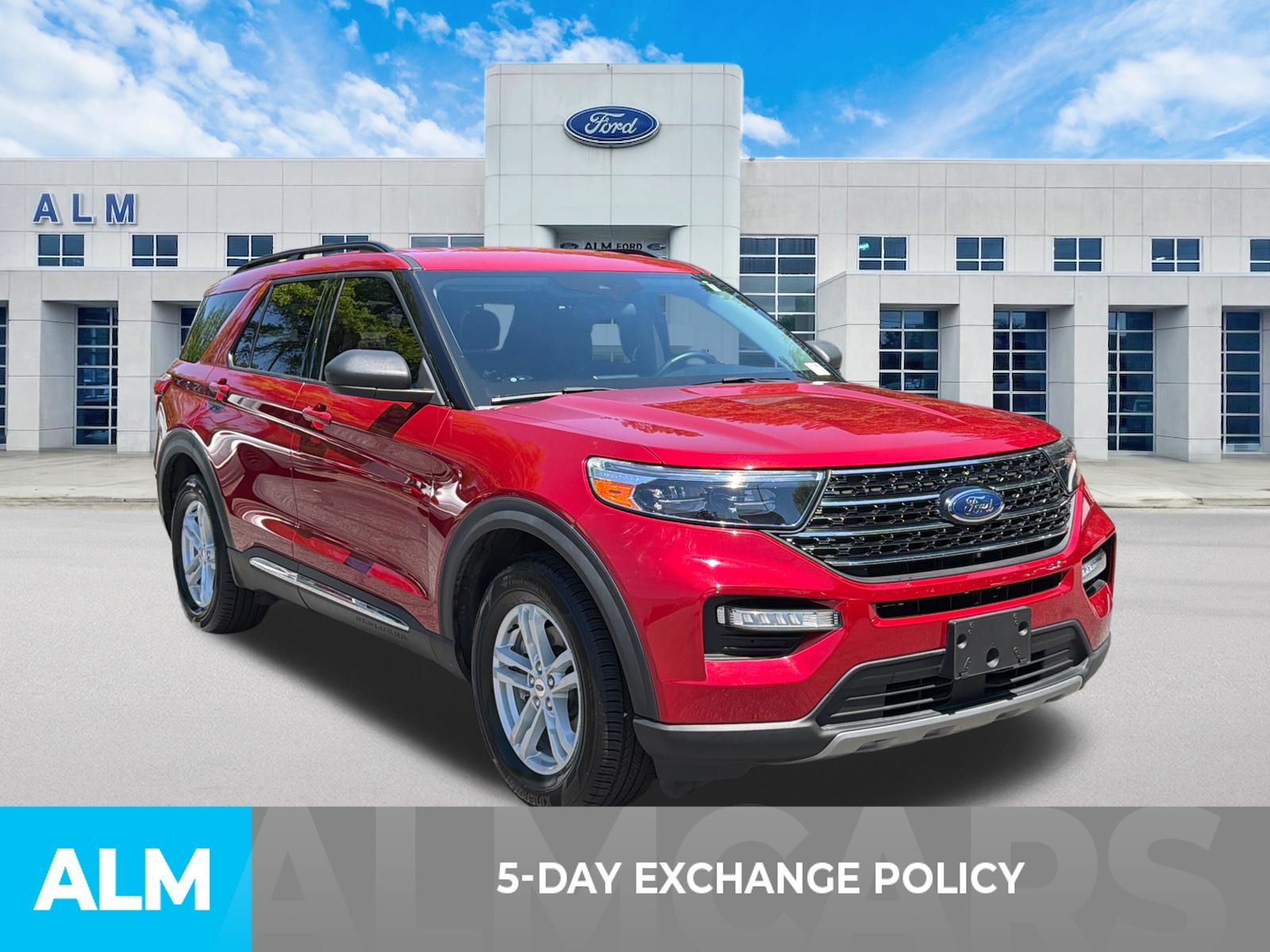 Used 2021 Red Ford XLT image 3