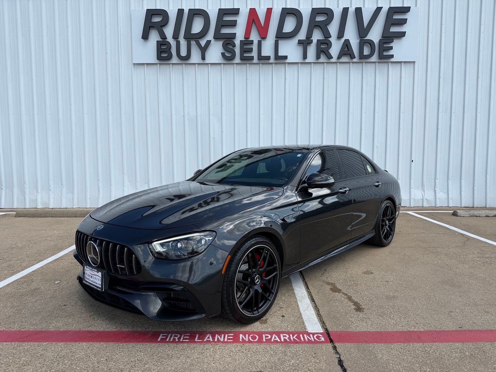 Graphite Gray Metallic 2021 Mercedes-Benz E-Class Sedan All-Wheel Drive 9-Speed Automatic