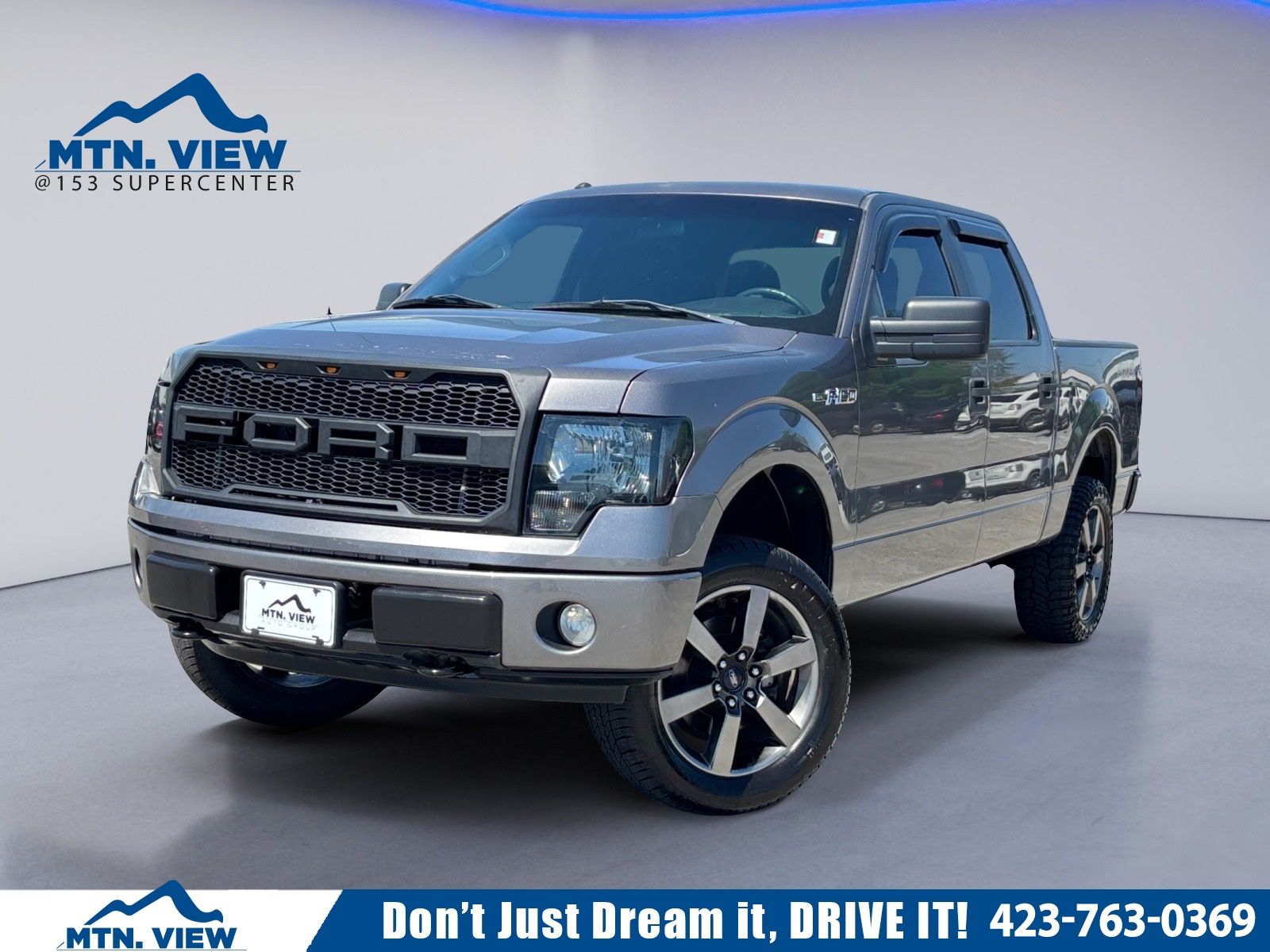 Sterling Gray Metallic 2014 Ford F-150 STX SuperCrew 4WD Pickup Truck Four-Wheel Drive 6-Speed Automatic