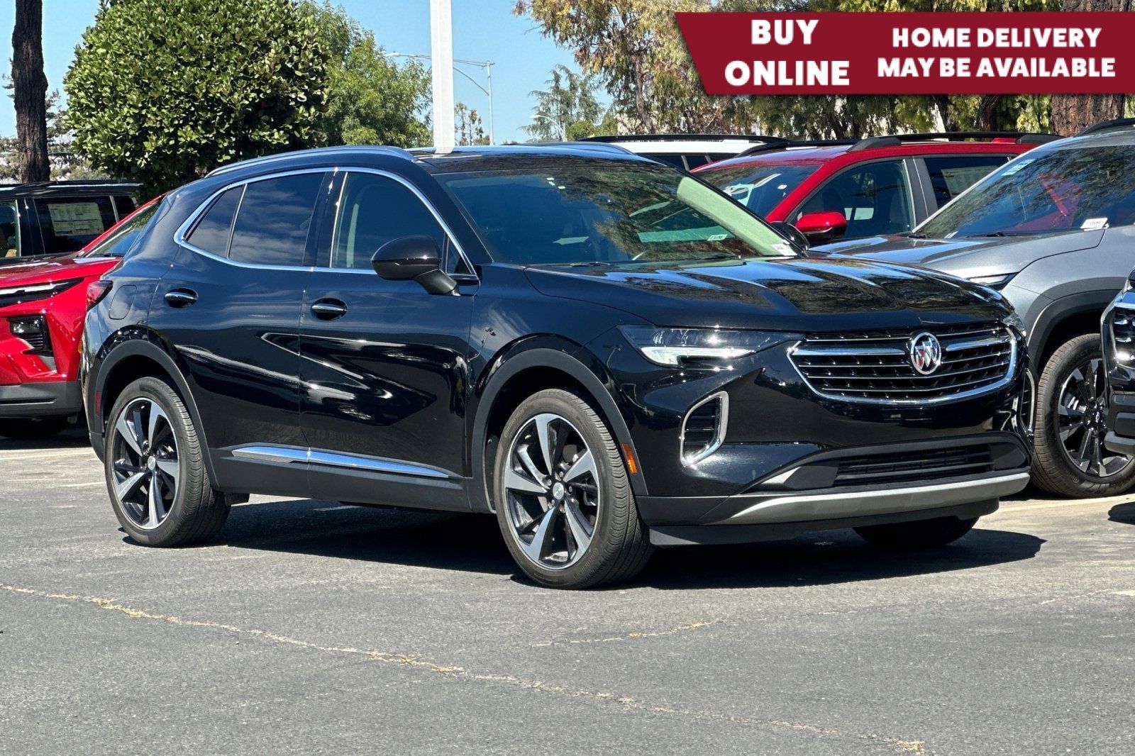 Black (Ebony Twilight Metallic) 2021 Buick Envision SUV / Crossover Front-Wheel Drive 9-Speed Automatic