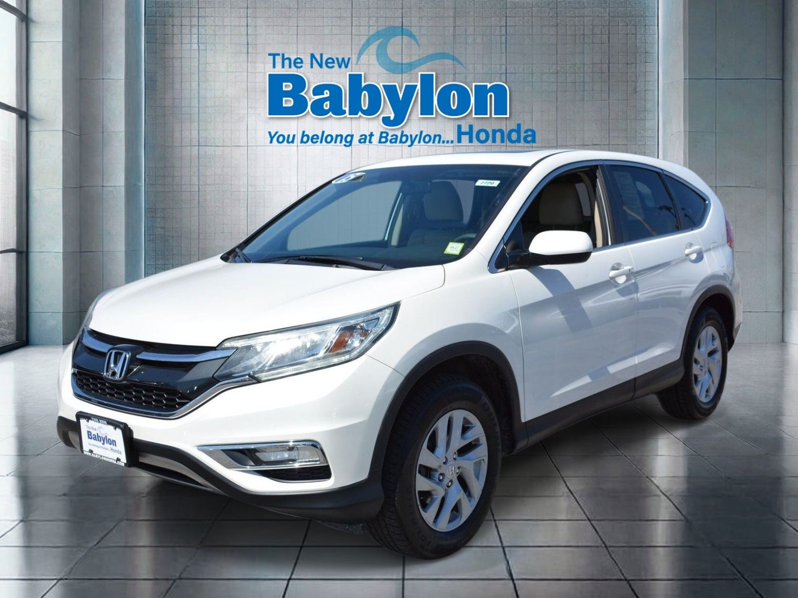 Taffeta White 2015 Honda CR-V EX AWD SUV / Crossover All-Wheel Drive Continuously Variable Transmission