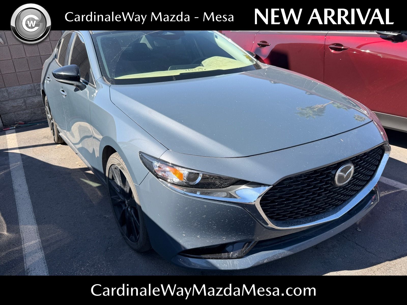 Polymetal Gray Metallic 2024 Mazda MAZDA3 2.5 S Carbon Edition Sedan AWD Sedan All-Wheel Drive 6-Speed Automatic
