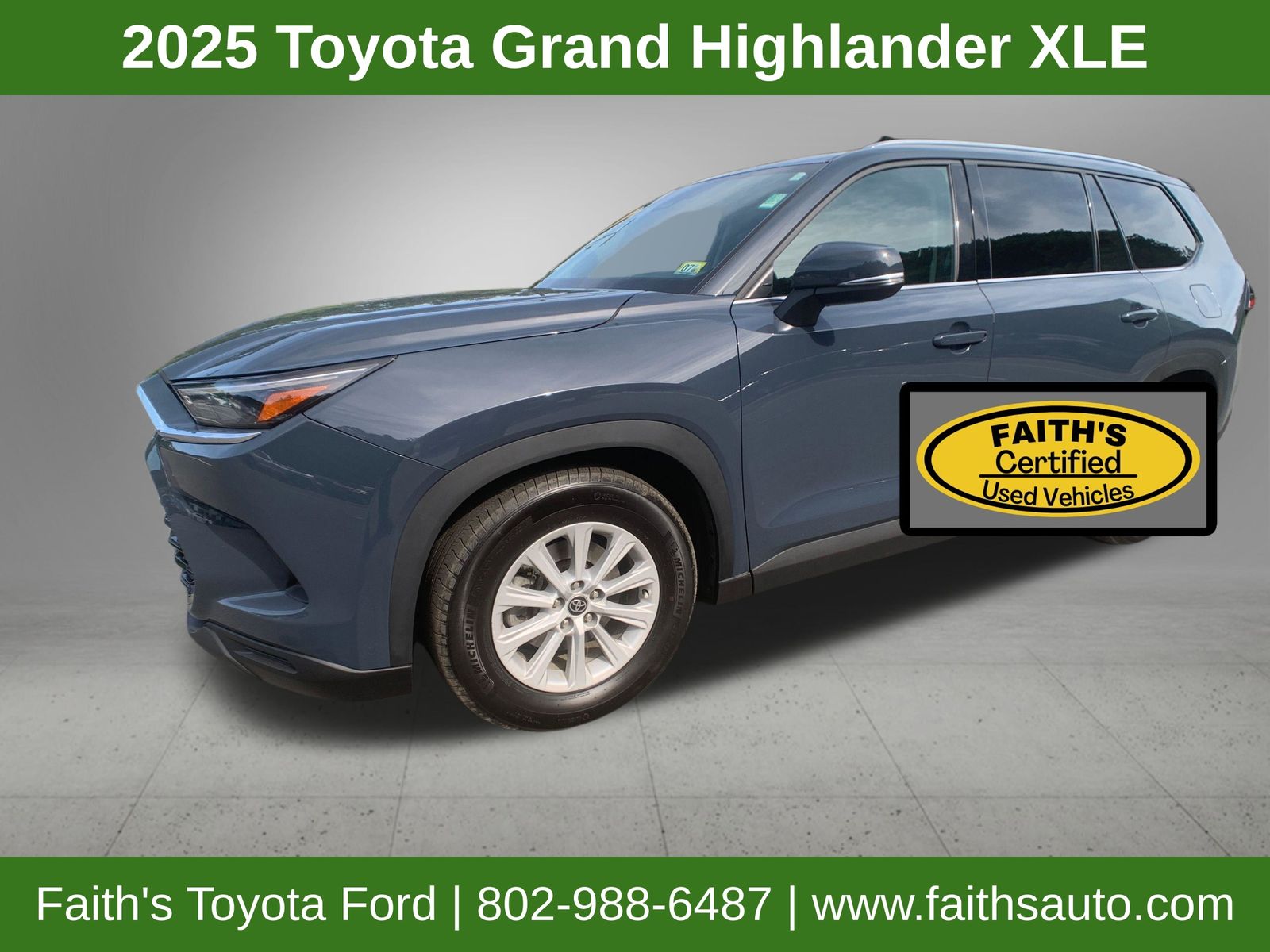 Storm Cloud 2025 Toyota Grand Highlander SUV / Crossover All-Wheel Drive 8-Speed Automatic