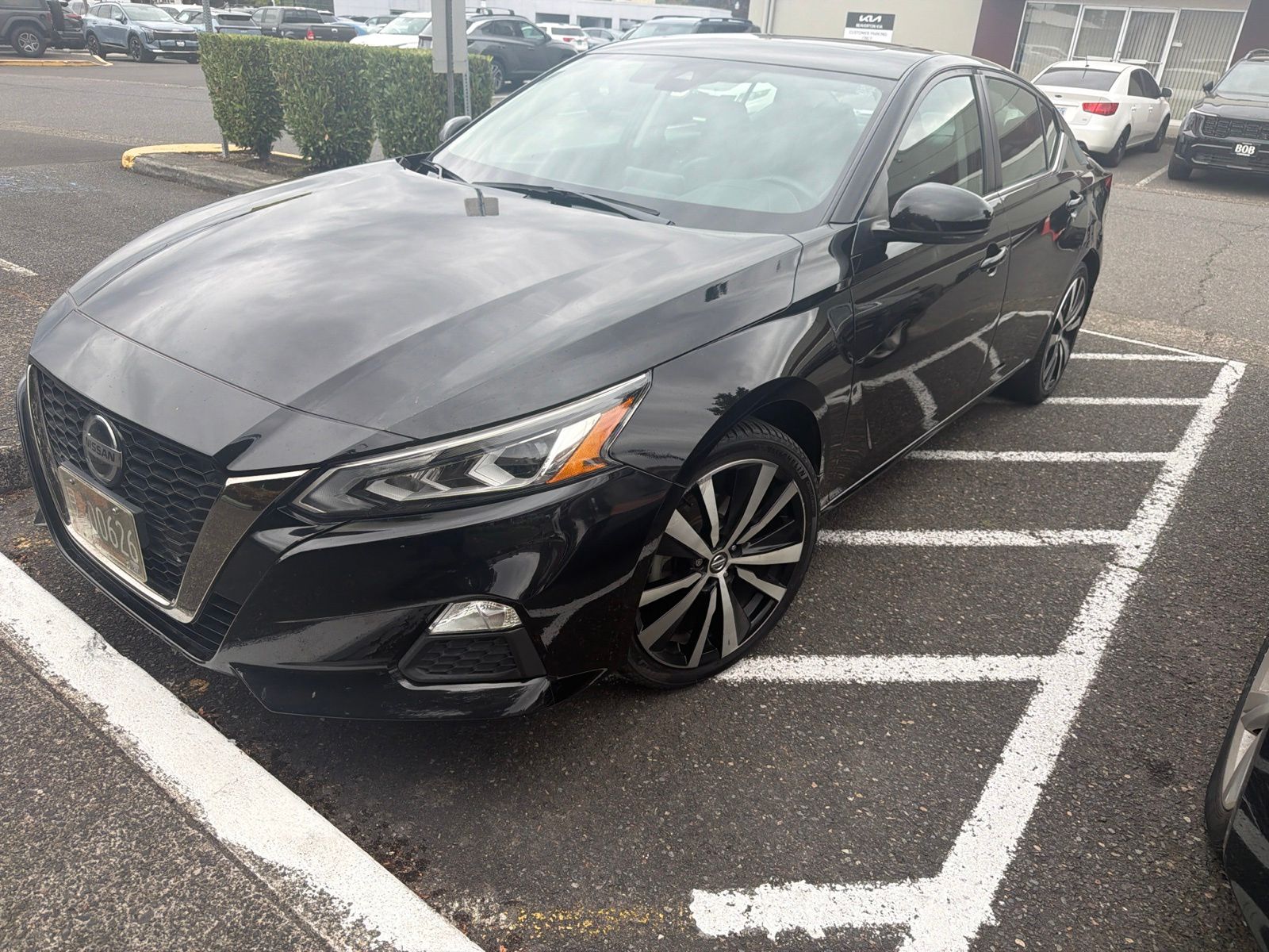 Super Black 2020 Nissan Altima Sedan All-Wheel Drive Continuously Variable Transmission