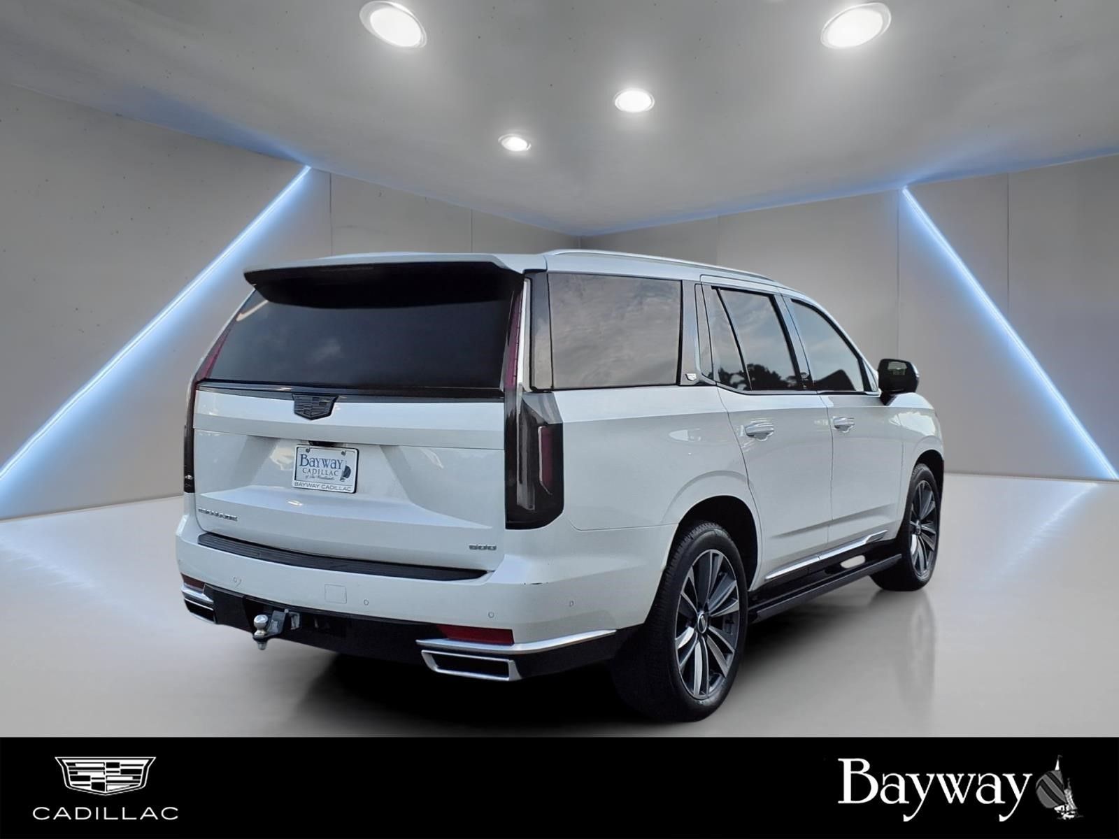 2022 Cadillac Escalade Premium Luxury Platinum White at Tom Peacock Cadillac