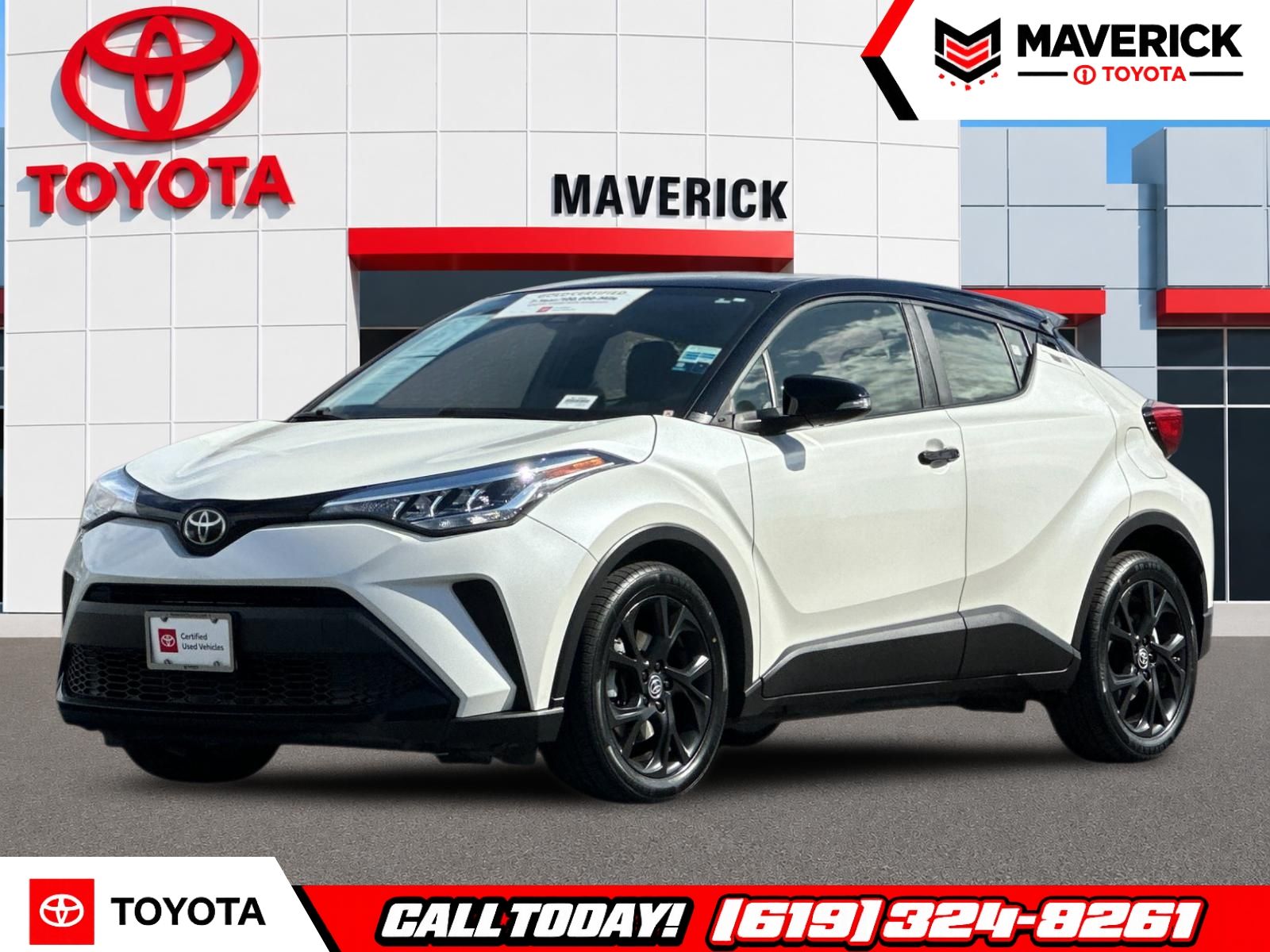 White (Blizzard Pearl) 2021 Toyota C-HR SUV / Crossover Front-Wheel Drive Continuously Variable Transmission