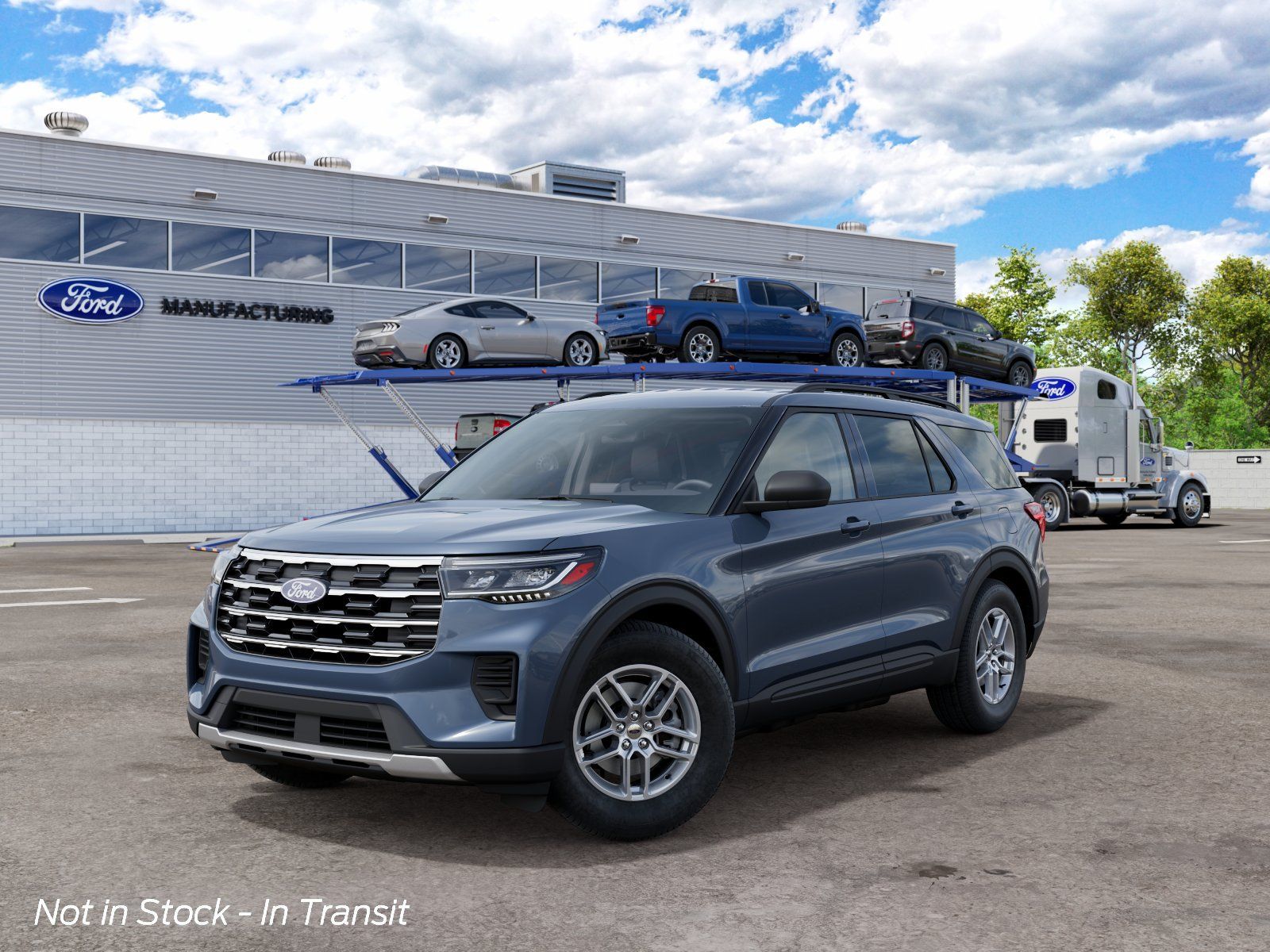 New 2027 Vapor Blue Metallic Ford Active image 4