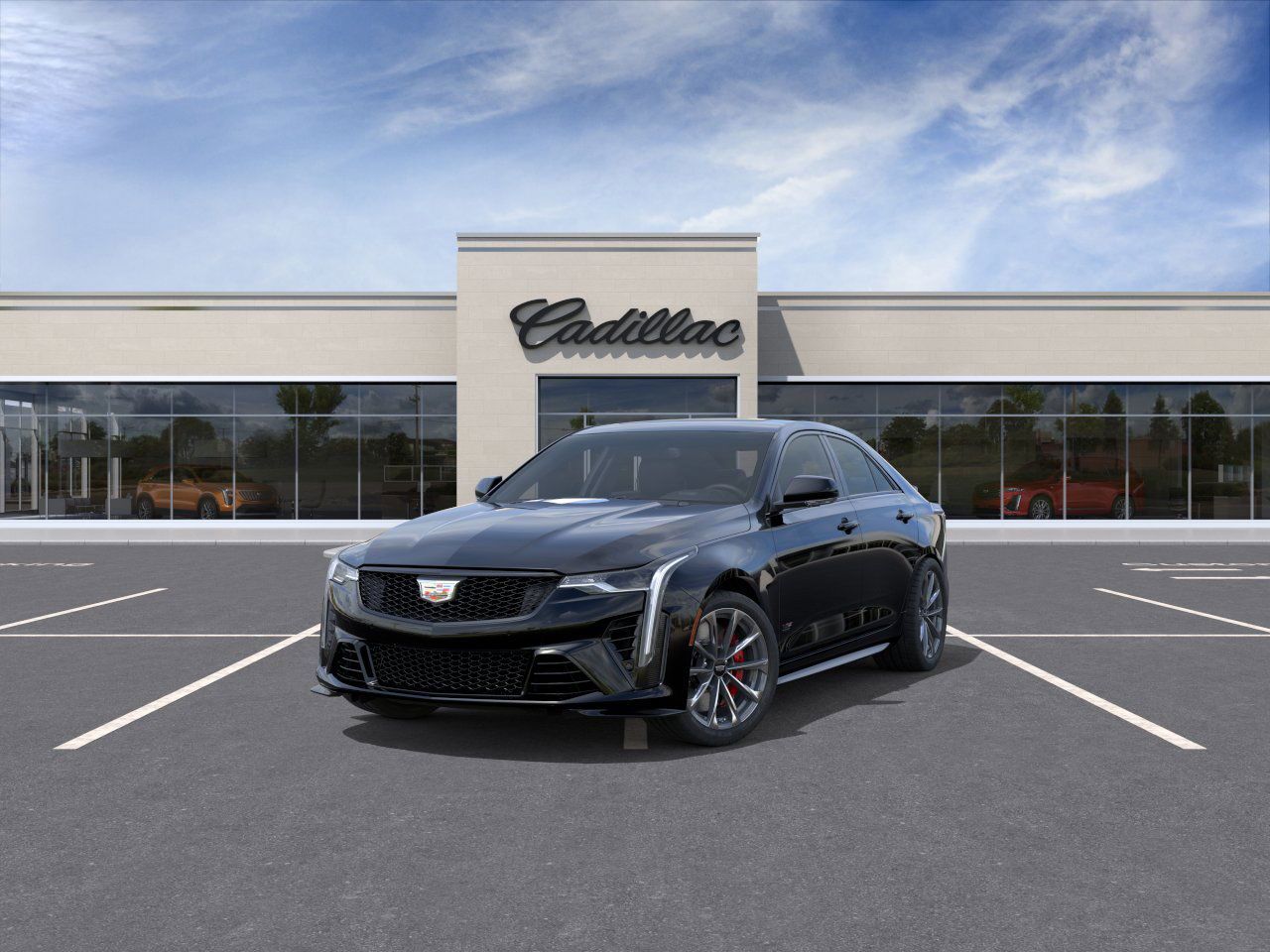 2026 Cadillac CT4 V-Series Black at Ross Downing Buick GMC