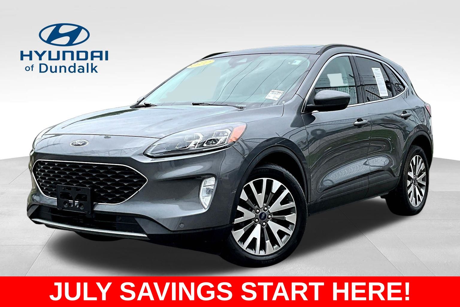 Gray Metallic 2022 Ford Escape SUV / Crossover All-Wheel Drive 8-Speed Automatic